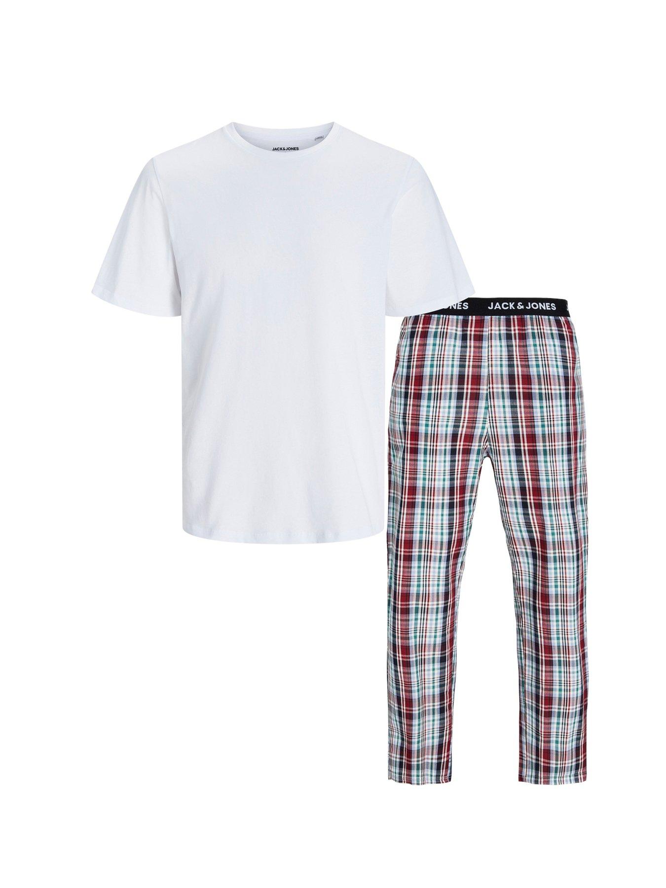 jack-jones-t-shirt-and-check-pants-pyjama-set-multi