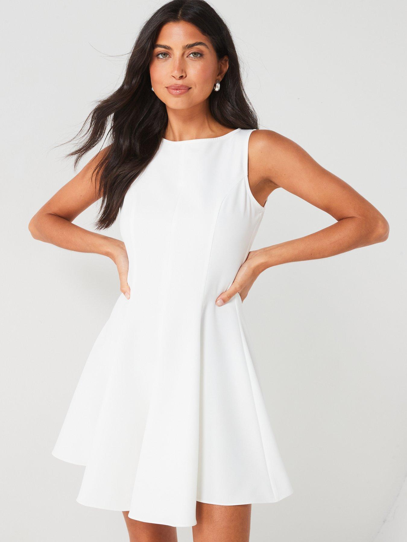 v-by-very-ruched-mini-shift-dress-ivory