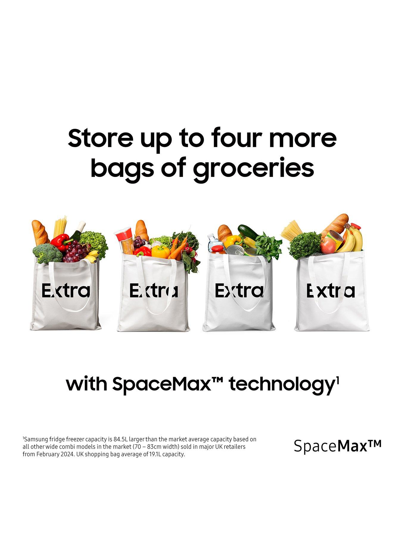 Image 3 of 8 of Samsung RB53DG703ES9EU Large 75cm Fridge Freezer with SpaceMax&trade; Technology - Silver