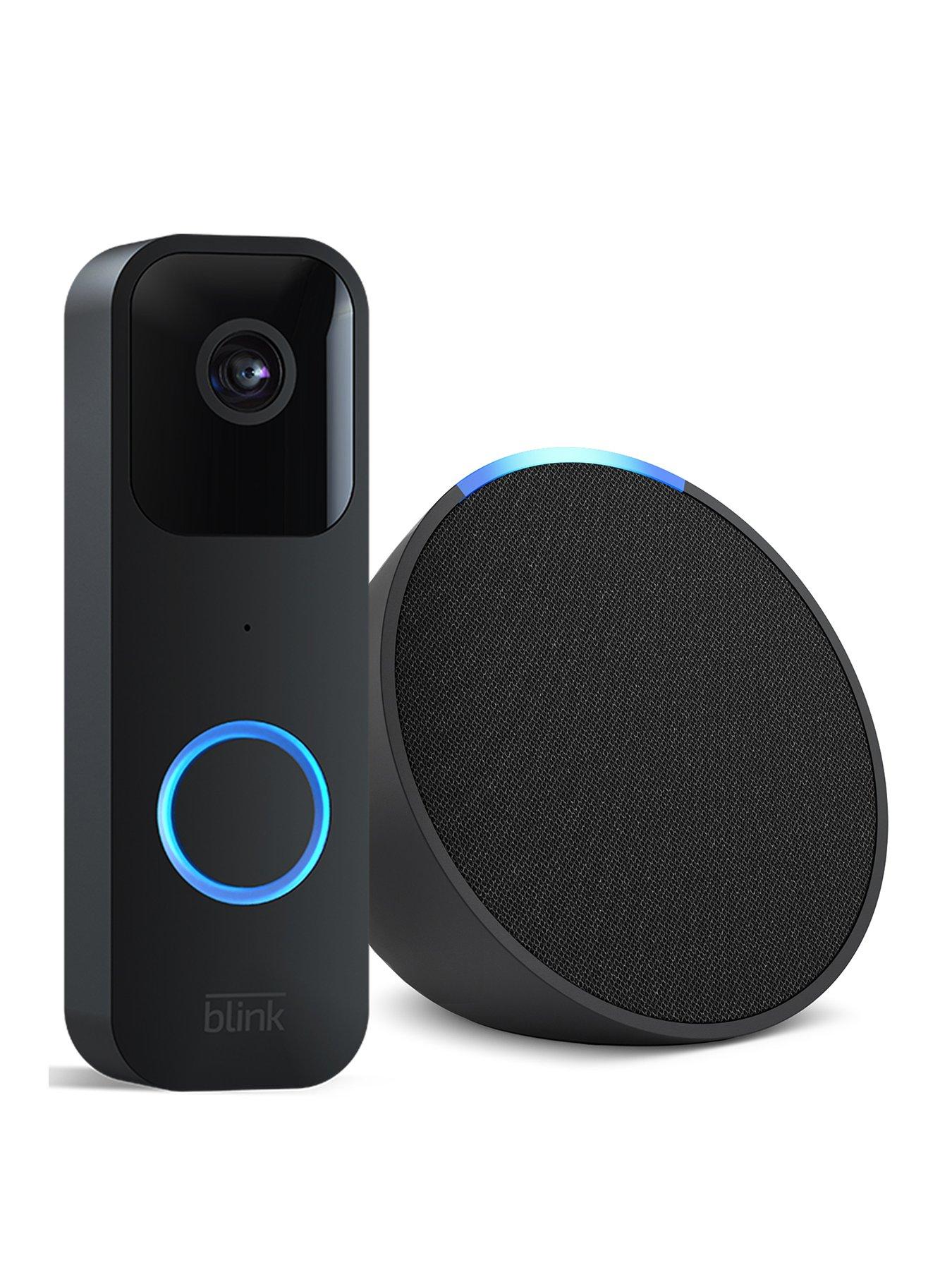 Blink Blink Video Doorbell + Echo Pop (Black)