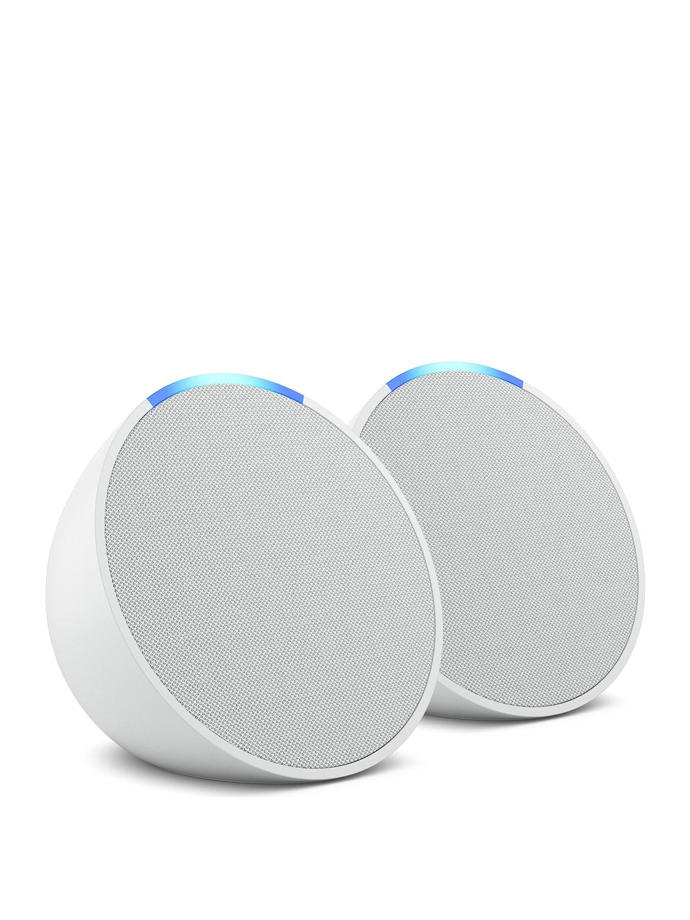 Image 1 of 1 of Amazon Amazon Echo Pop Smart Speaker - 2 Pack, White
