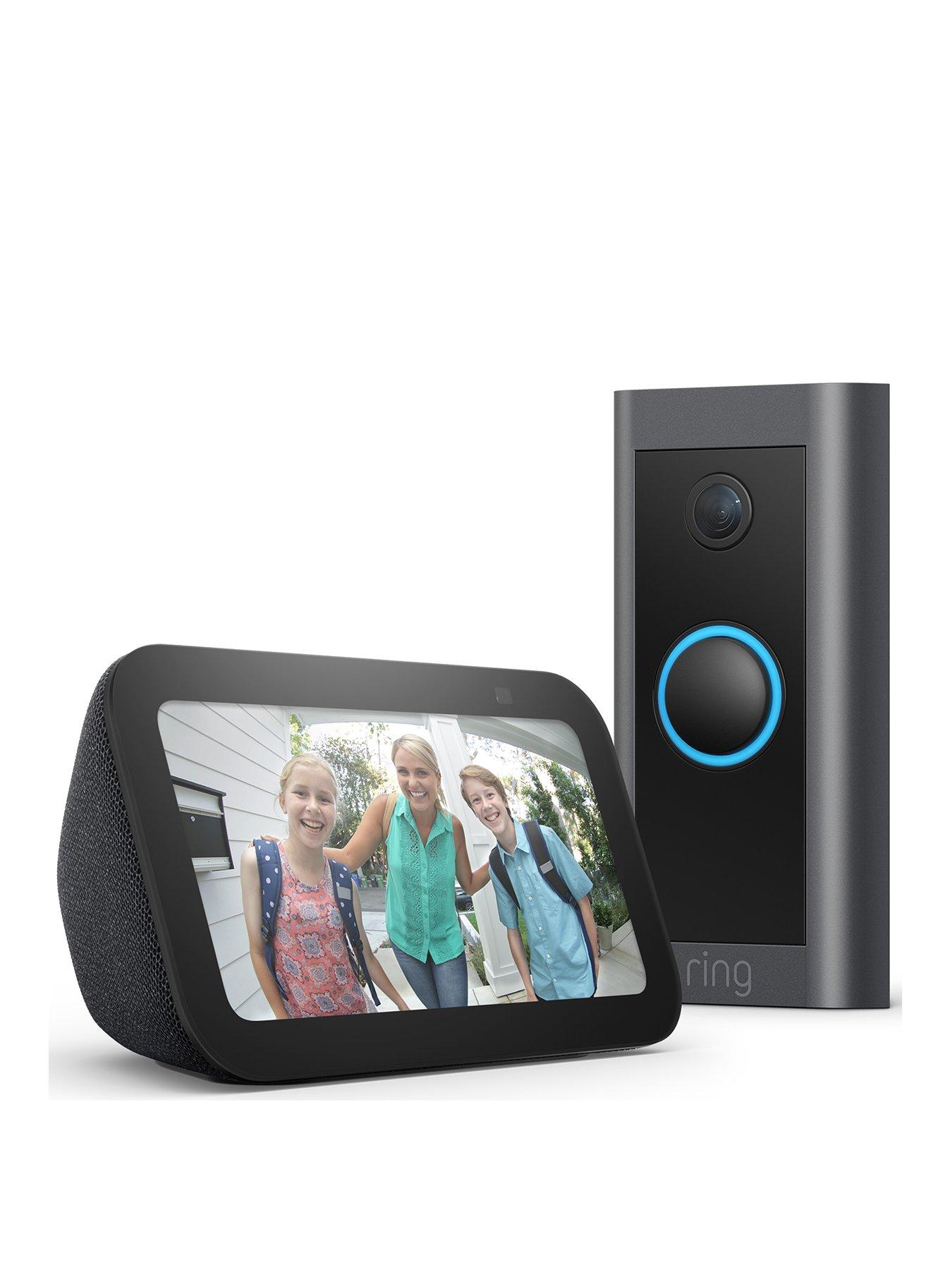 undefined Amazon Echo Show 5 Smart Speaker and Ring Wired Video Doorbell