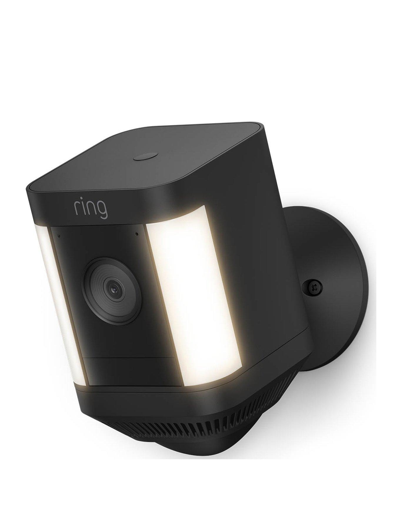 undefined Ring Spotlight Camera Plus Smart Security Camera - Battery, White