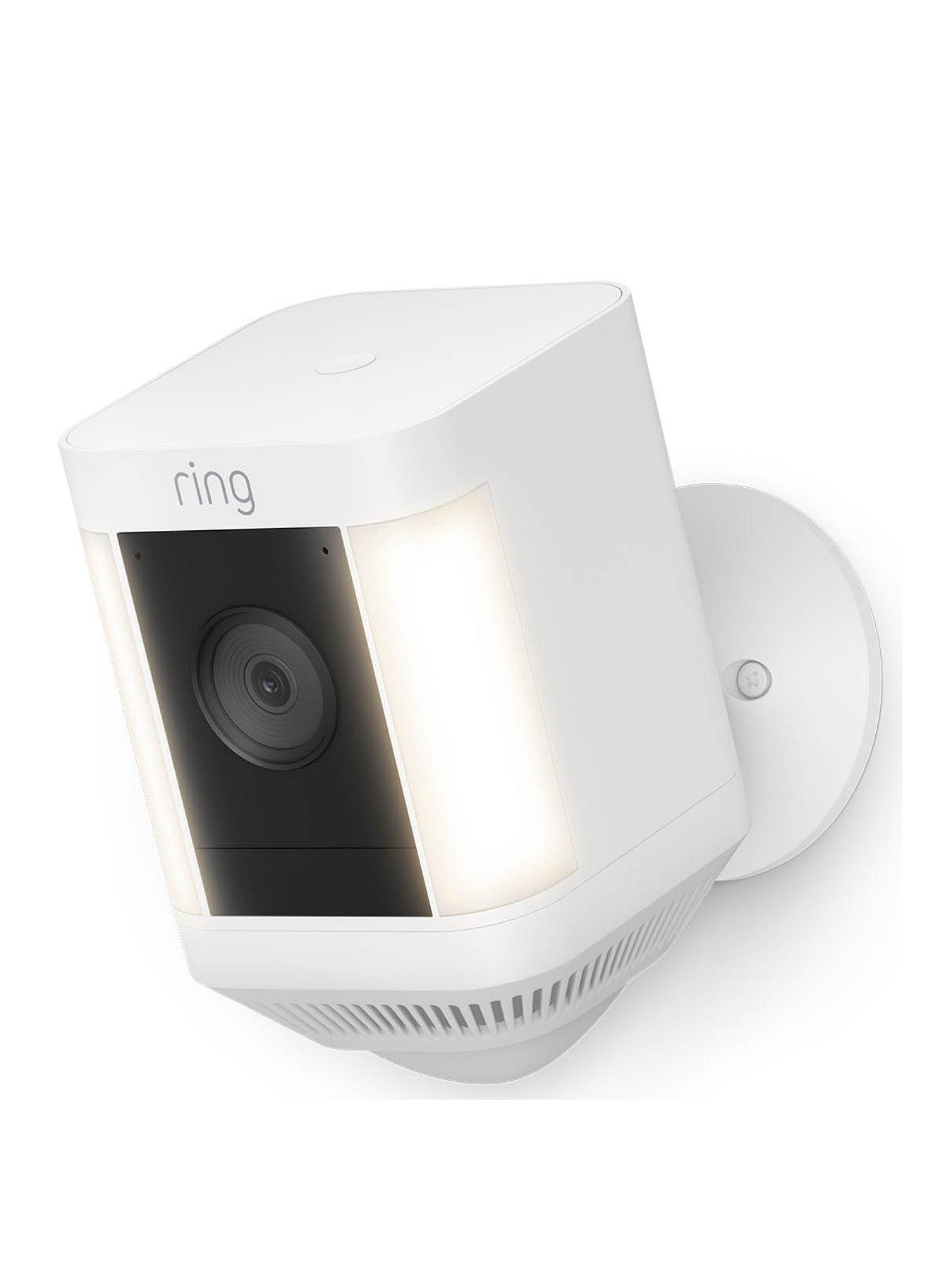 RING Ring Spotlight Camera Plus Smart Security Camera - Battery, White