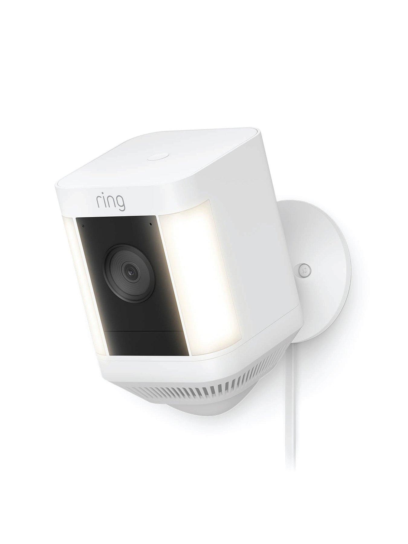 undefined Ring Spotlight Camera Plus Smart Security Camera - Plug-in, White