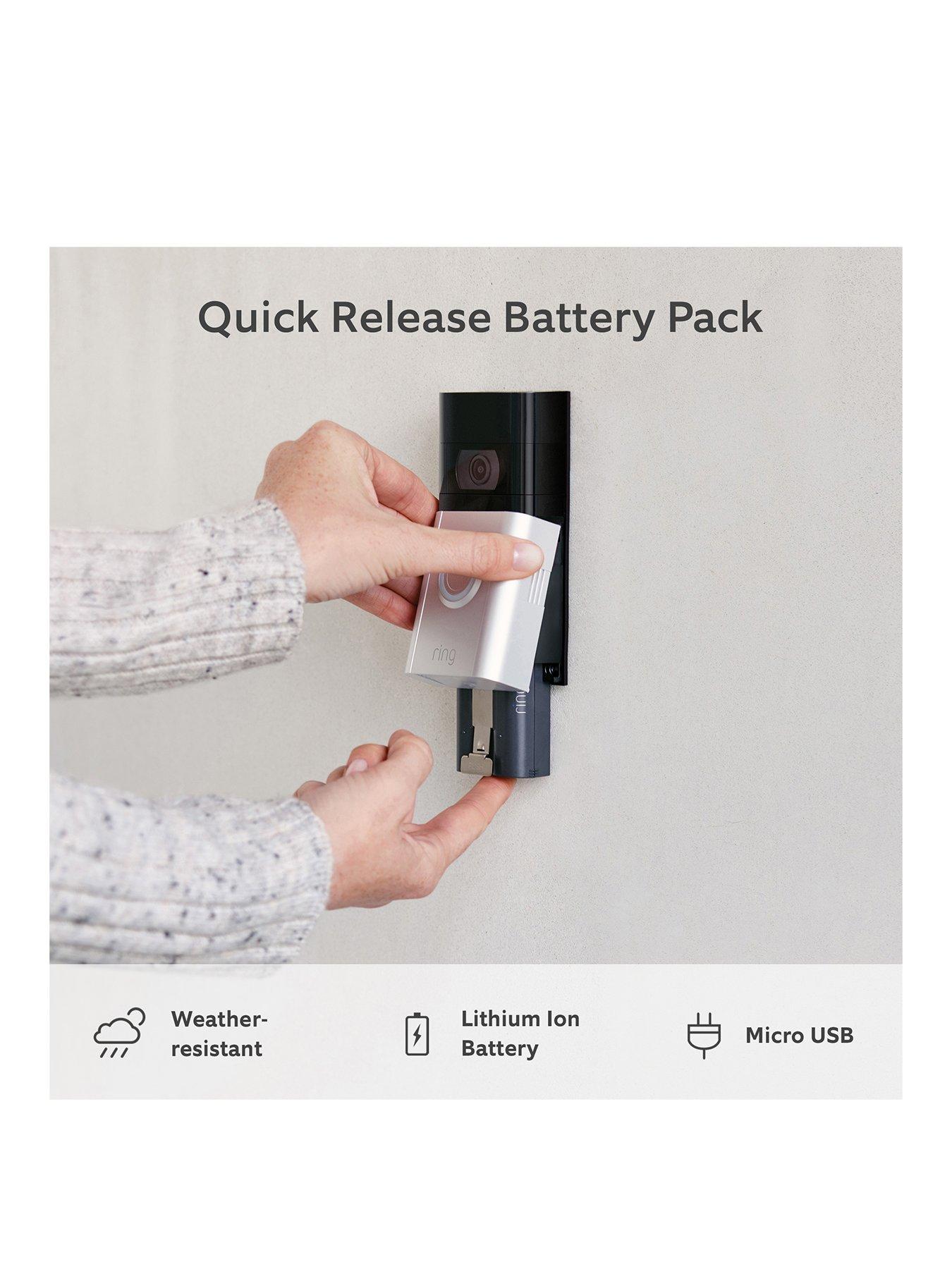 Image 2 of 7 of RING Quick Release Battery - Black