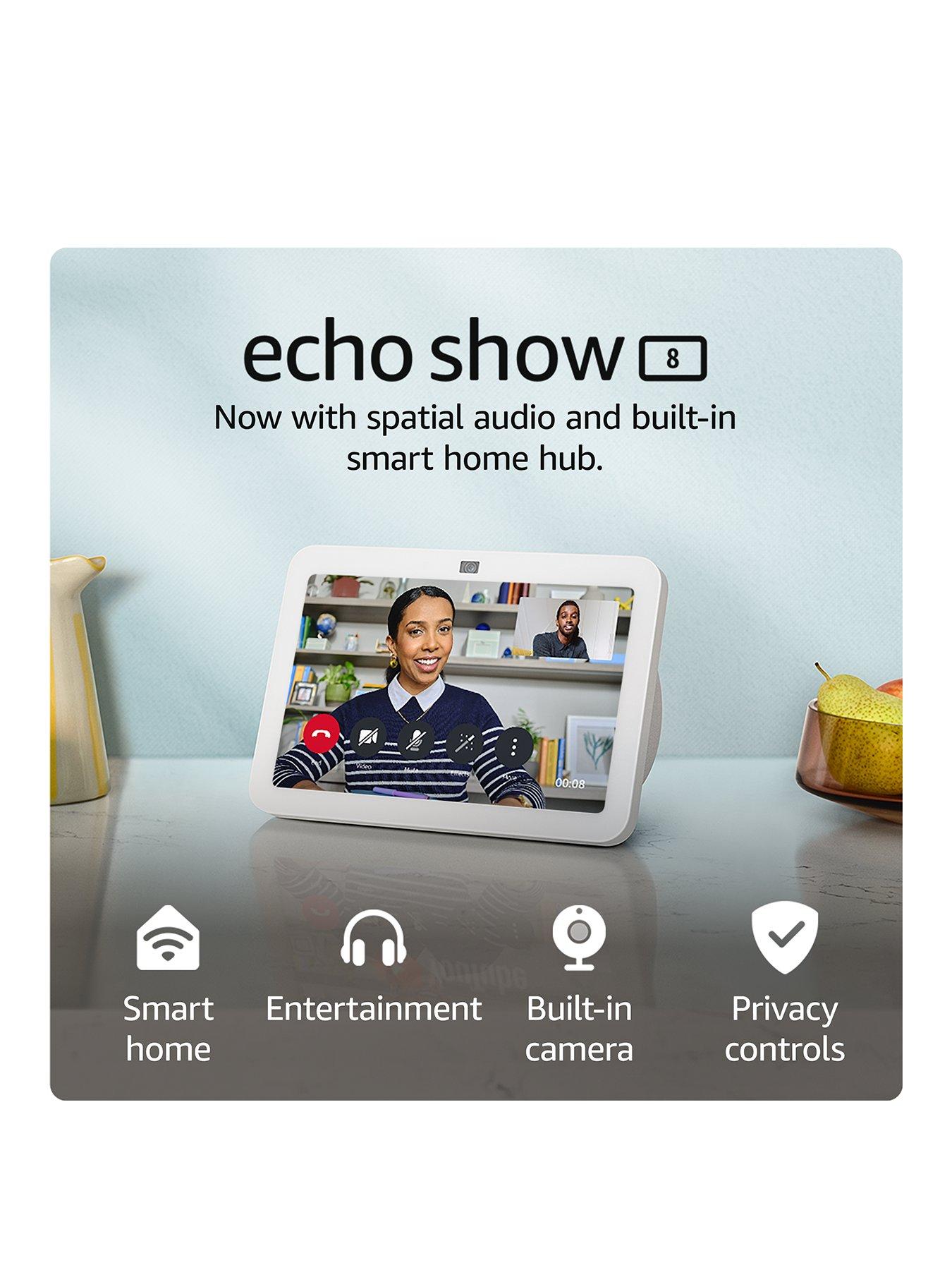 Image 2 of 7 of Amazon Amazon Echo Show 8 (3rd Generation) Smart Speaker - White