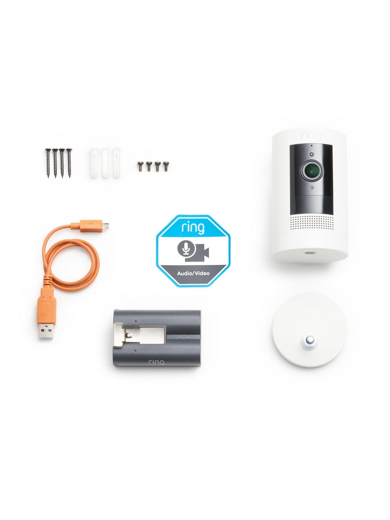 RING Ring Stick Up Cam Battery Smart Camera (EU) - White | Very