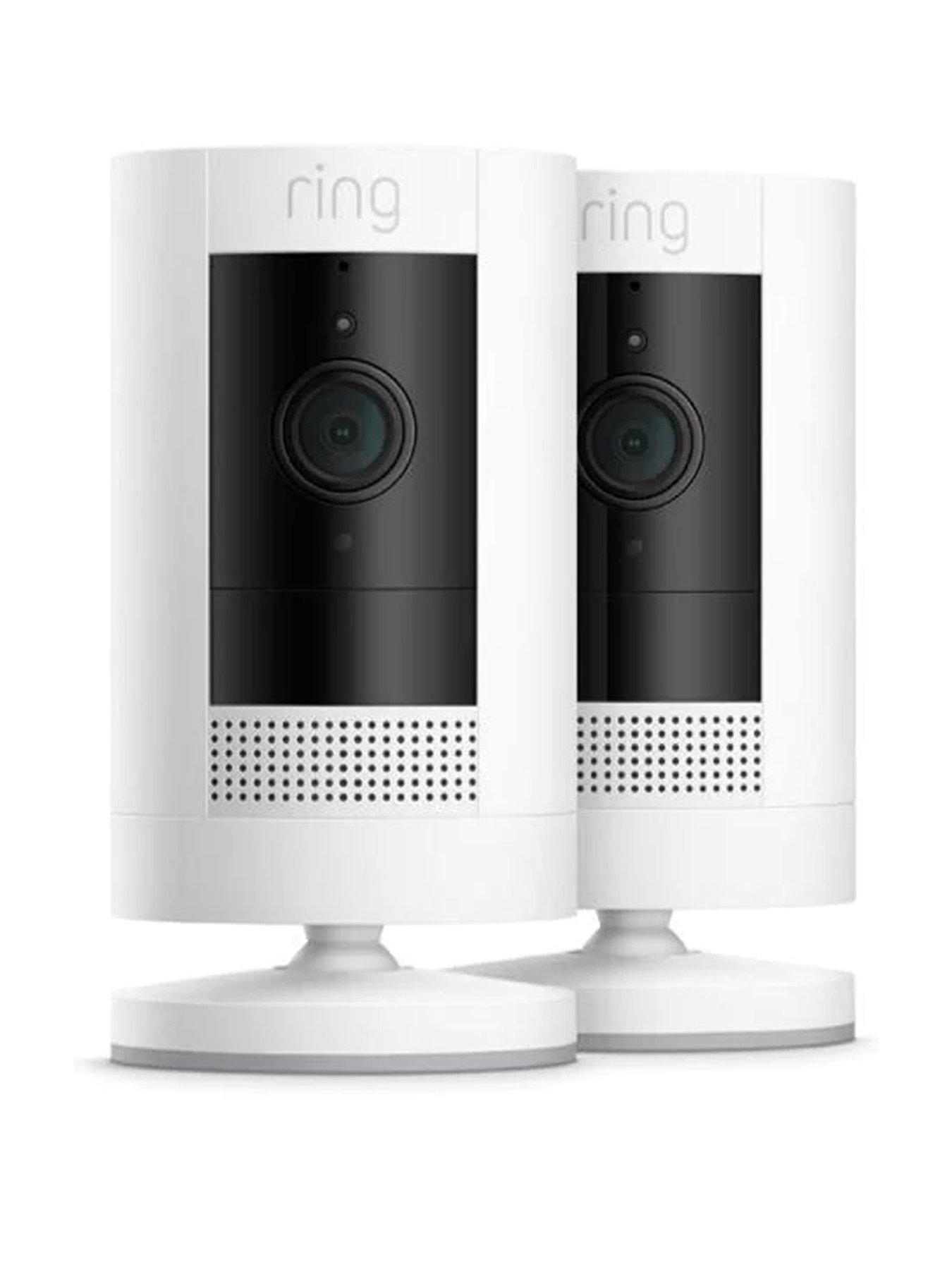 RING Ring Stick Up Cam Battery (Gen 3) Smart Camera - 2 Pack, White