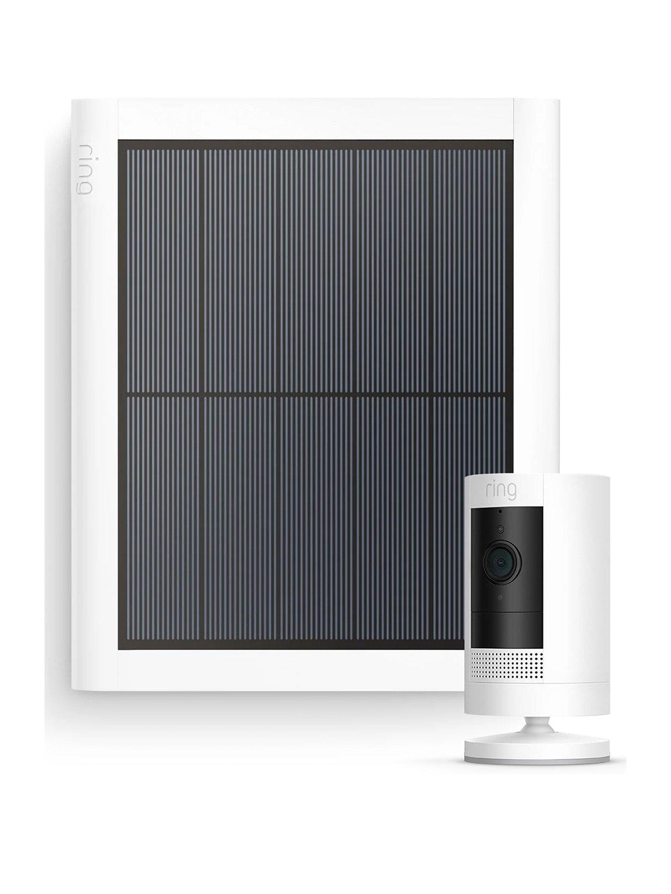 undefined Ring Stick Up Cam Battery and Solar Panel - White