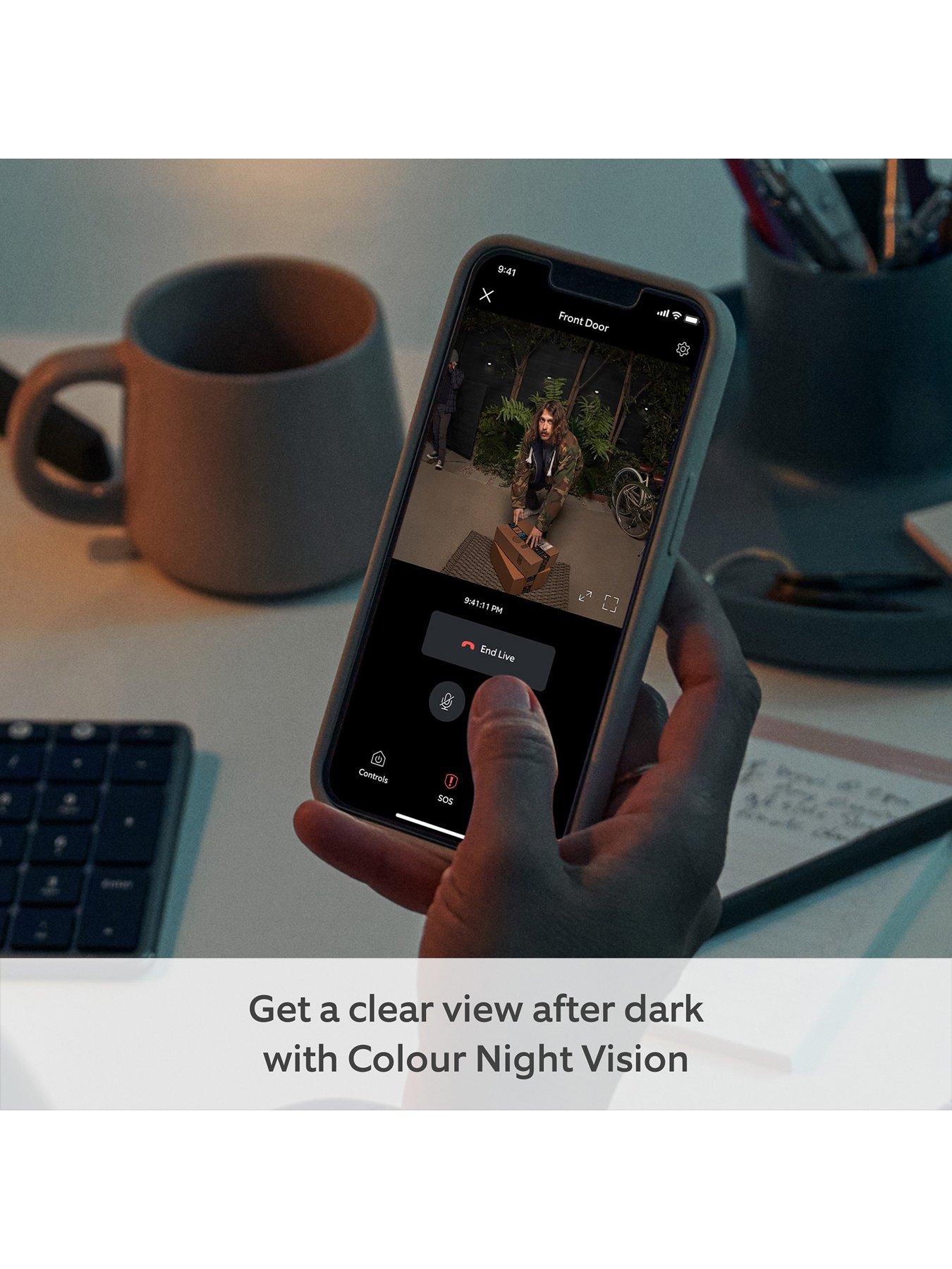 Image 5 of 8 of RING Battery Video Doorbell Pro 4K - White