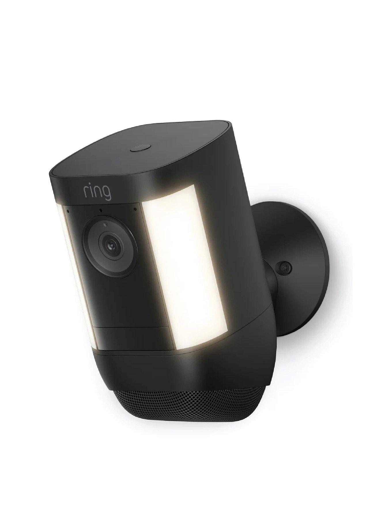 undefined Ring Spotlight Camera Pro Smart Security Camera - Battery, Black