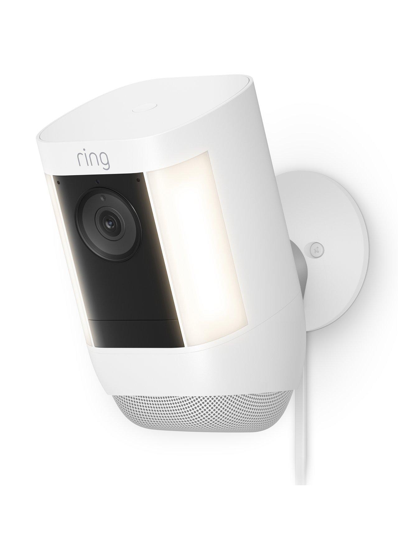 undefined Ring Spotlight Camera Pro Smart Security Camera - Plug-in, Black