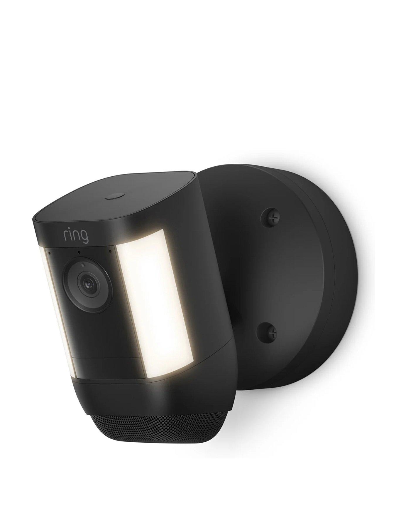 undefined Ring Spotlight Camera Pro Smart Security Camera - Wired, Black