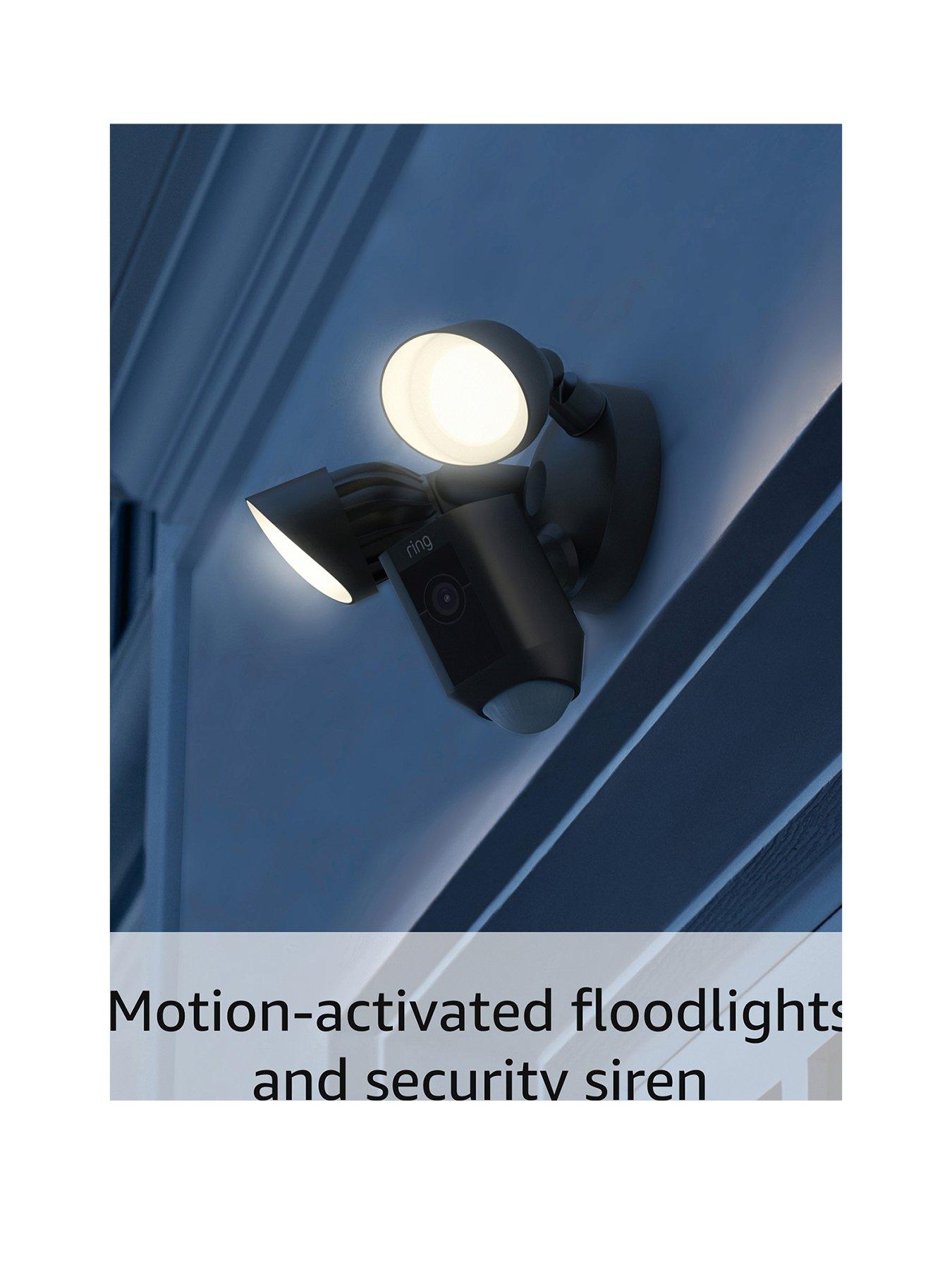 Image 3 of 8 of RING Ring Floodlight Cam Wired Plus Smart Security Camera - White
