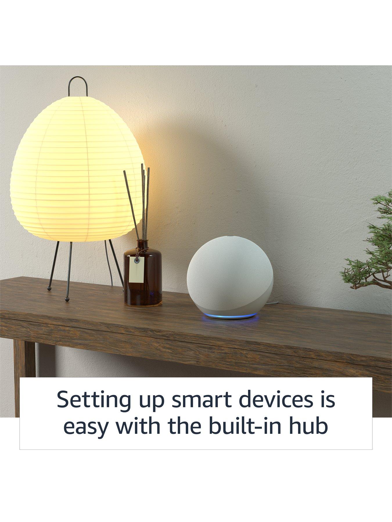 Image 5 of 6 of Amazon Amazon Echo (4th Generation) Smart Speaker with premium sound, smart home hub, privacy controls and Alexa - Blue