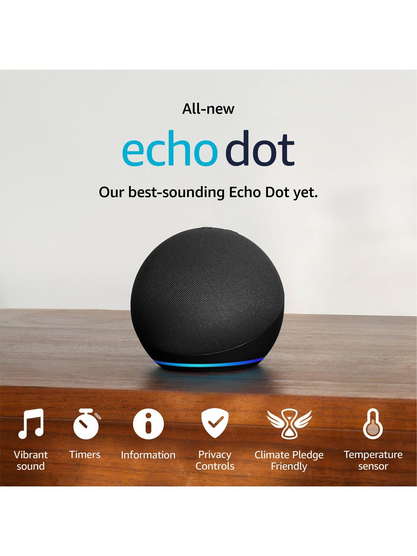 Image 4 of 7 of Amazon Amazon Echo Dot (5th Generation) Smart Speaker - White