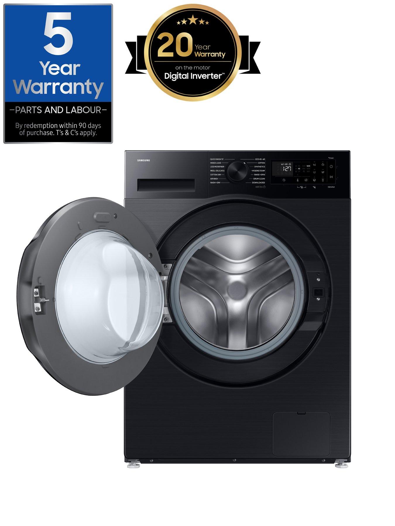 Image 2 of 8 of Samsung Series 5 WD90DG5B15BBEU 9kg Load, 6kg Dry, 1400 Spin&nbsp;Washer Dryer with ecobubble Technology&nbsp;- Black