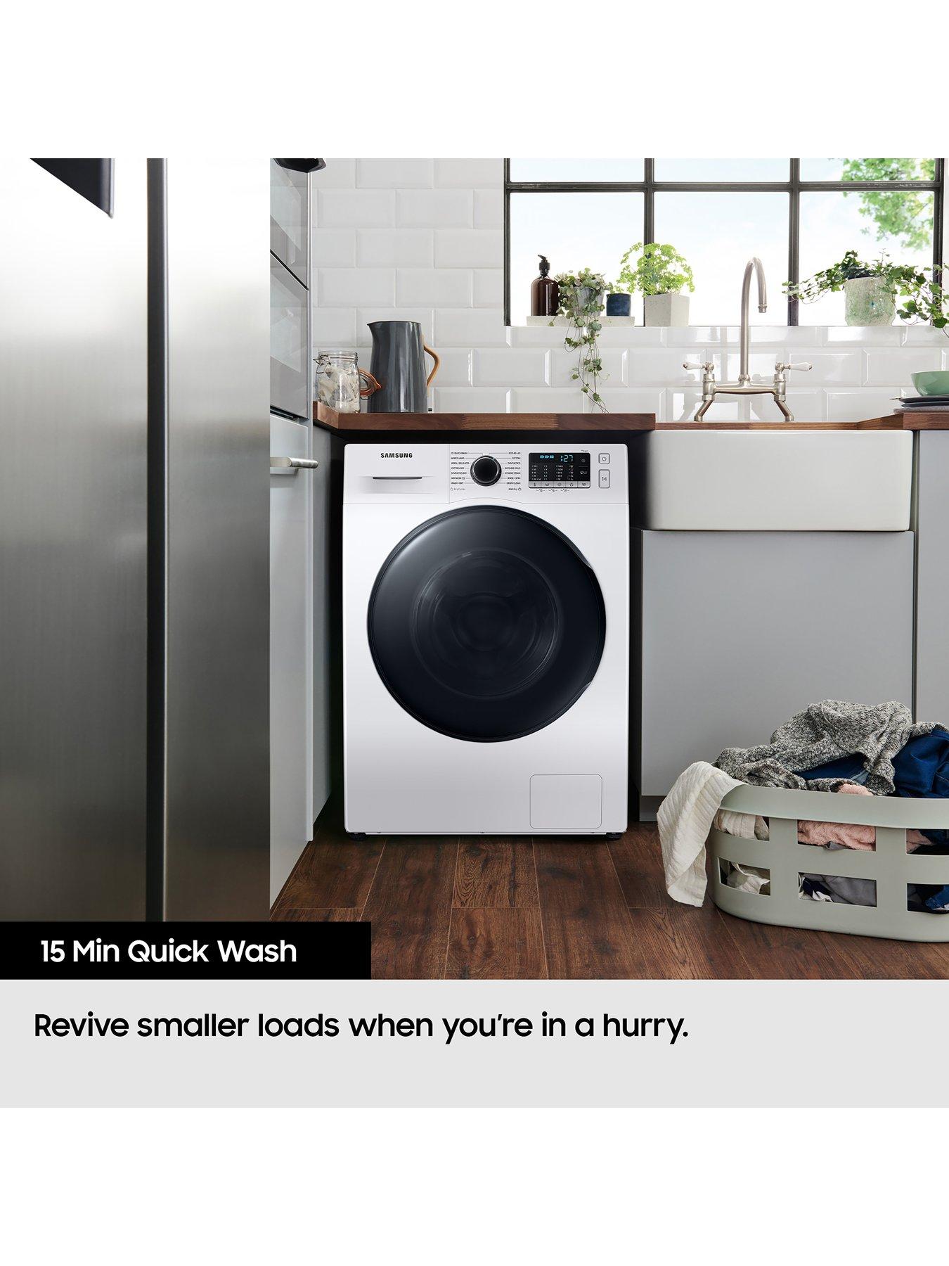 Image 4 of 8 of Samsung Series 5 WD90DG5B15BBEU 9kg Load, 6kg Dry, 1400 Spin&nbsp;Washer Dryer with ecobubble Technology&nbsp;- Black