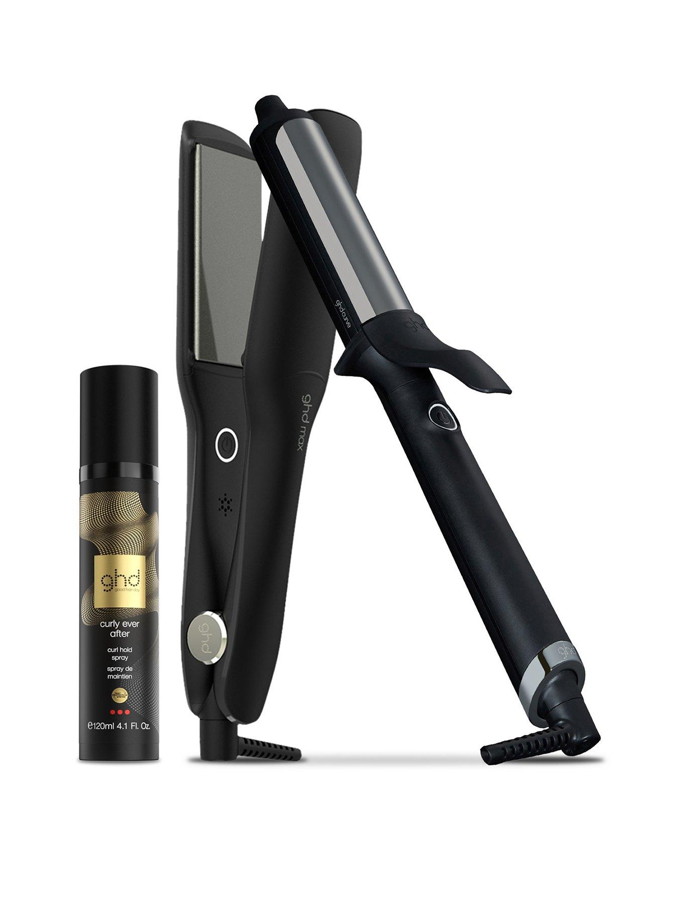 Image 1 of 7 of ghd ghd Max &amp; Soft Curl Tong Bundle