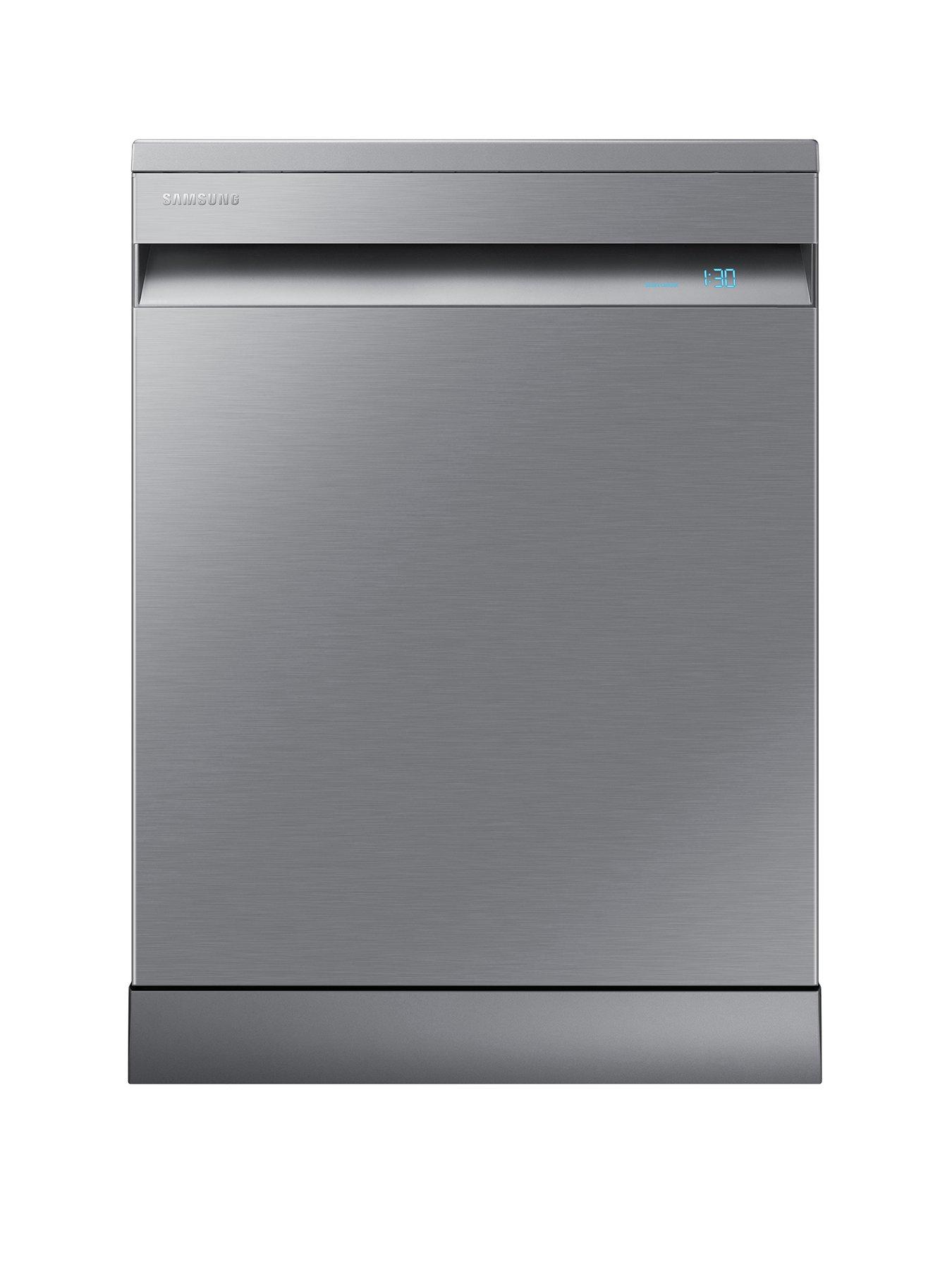 Image 1 of 8 of Samsung Series 11 DW60A8060FS/EU Freestanding 60cm Wide, 14 Place Setting&nbsp;Dishwasher with Auto Door and SmartThings - Silver