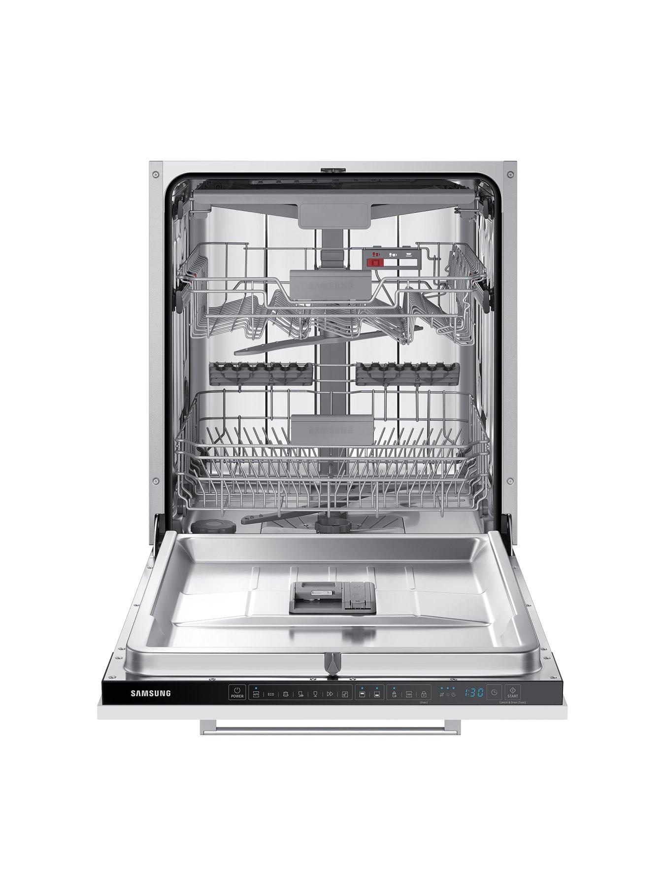 Image 2 of 8 of Samsung Series 7 DW60CG550B00EU Built in 60cm Wide, 14 Place Setting&nbsp;Dishwasher with Auto Door - Black control panel