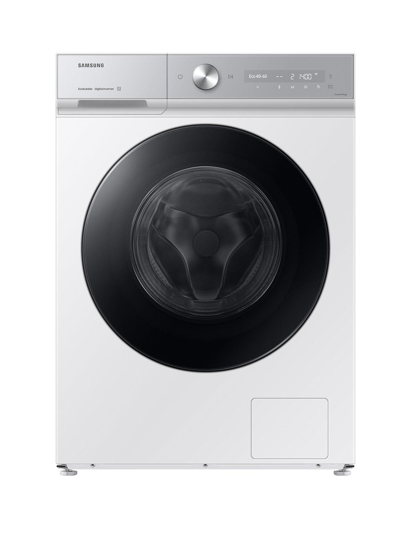 Image 1 of 8 of Samsung Series 8 AI Energy WW11DB8B95GHU1 11kg Load, 1400 Spin Washing Machine with QuickDrive, Auto Optimal Wash and SpaceMax - White