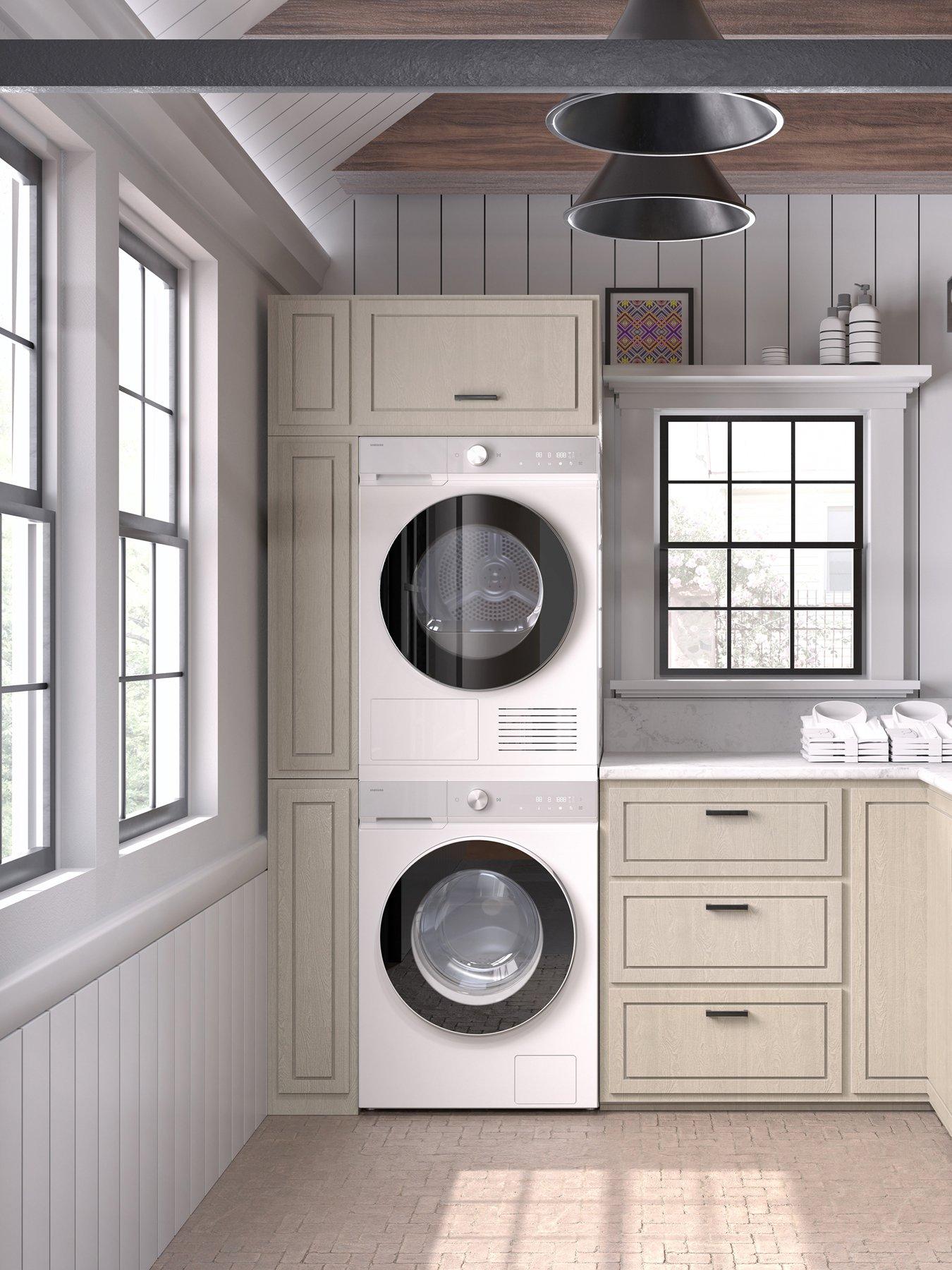 Image 3 of 8 of Samsung Series 8 AI Energy WW11DB8B95GHU1 11kg Load, 1400 Spin Washing Machine with QuickDrive, Auto Optimal Wash and SpaceMax - White