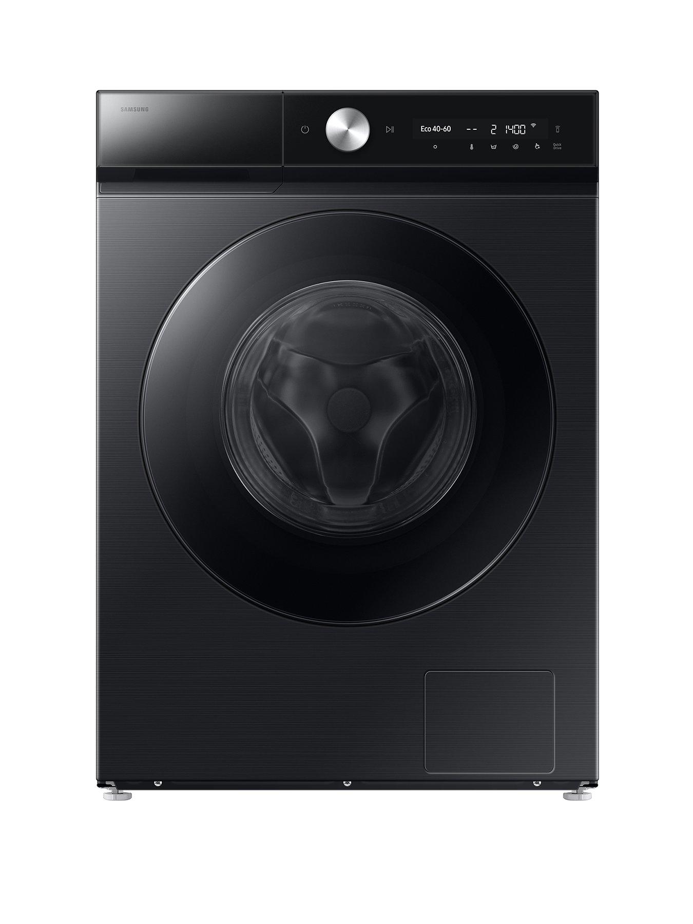 Image 1 of 8 of Samsung Series 8 AI Energy WW11DB8B95GBU1 11kg Load, 1400 Spin Washing Machine with QuickDrive, AI Wash and SpaceMax - Black