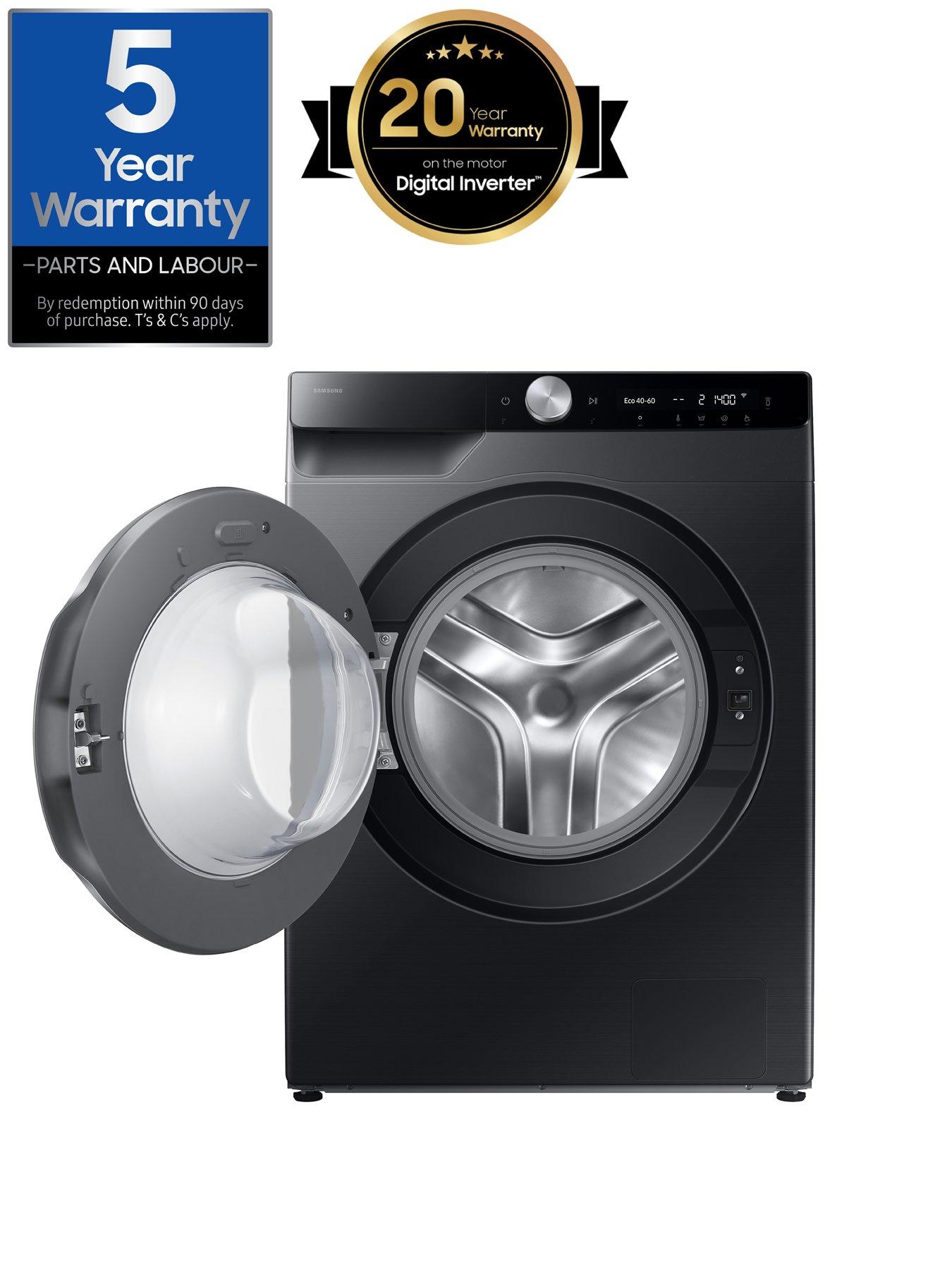 samsung-series-6-ai-energy-ww90dg6u85lbu1-9kg-load-1400-spin-washing-machine-with-auto-dose-blackstillFront