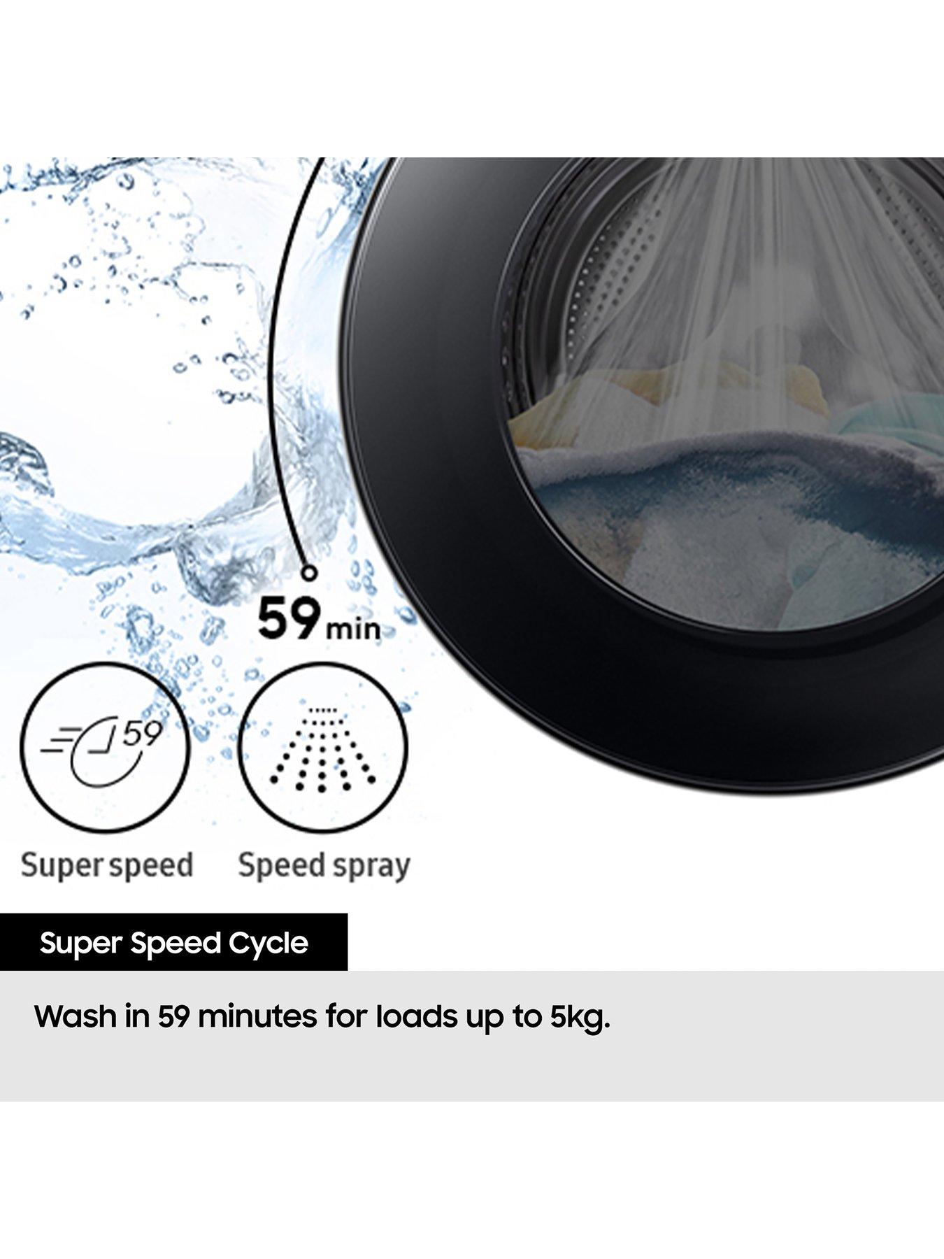 Image 5 of 5 of Samsung Series 6 AI Energy WW11DG6B25LEU1 11kg Load, 1400 Spin Washing Machine with&nbsp;SpaceMax &amp; SmartThings - White