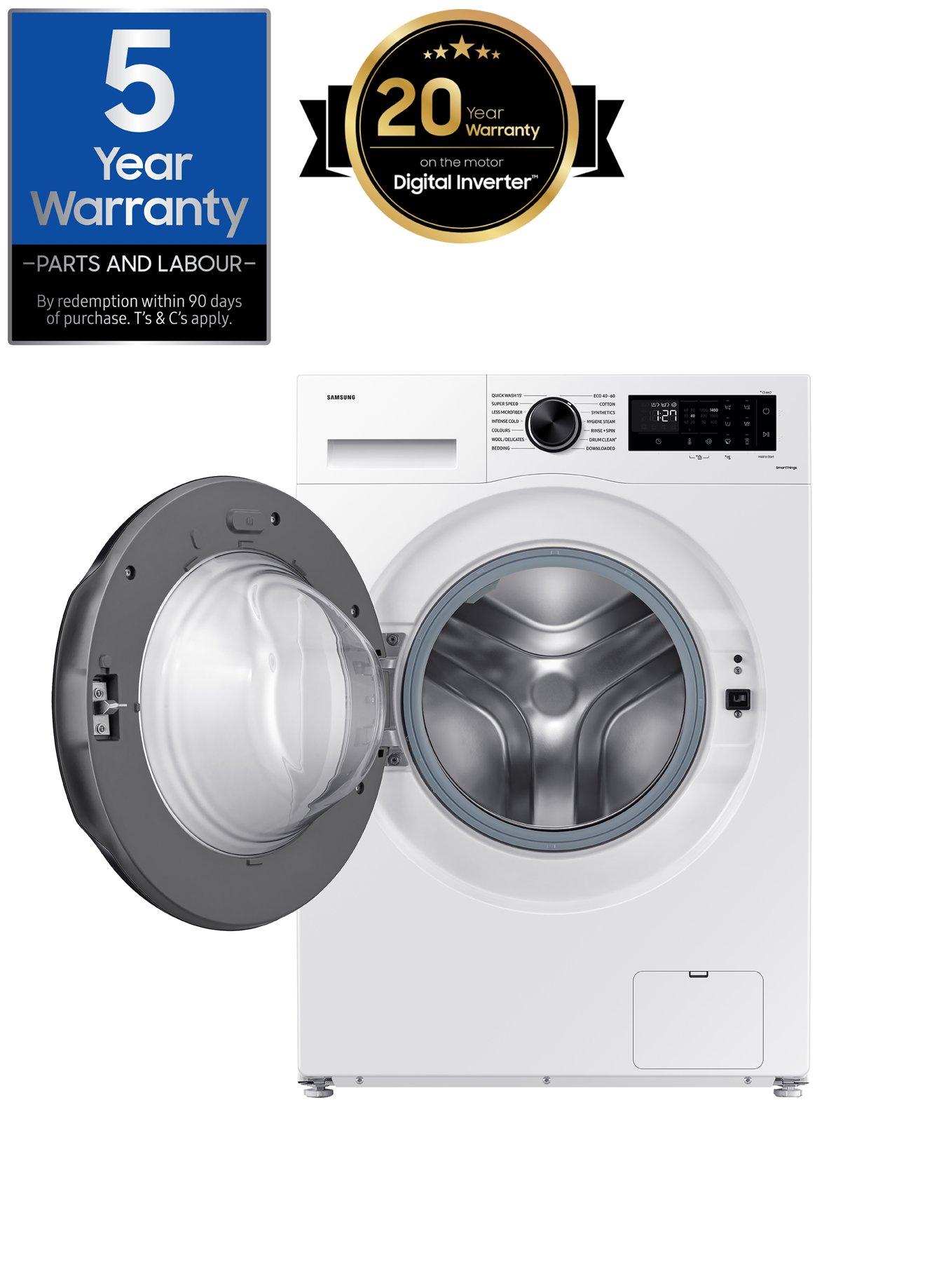 Image 2 of 8 of Samsung Series 5 AI Energy WW11DG5B25AEEU 11kg Load, 1400 Spin Washing Machine with SpaceMax - White