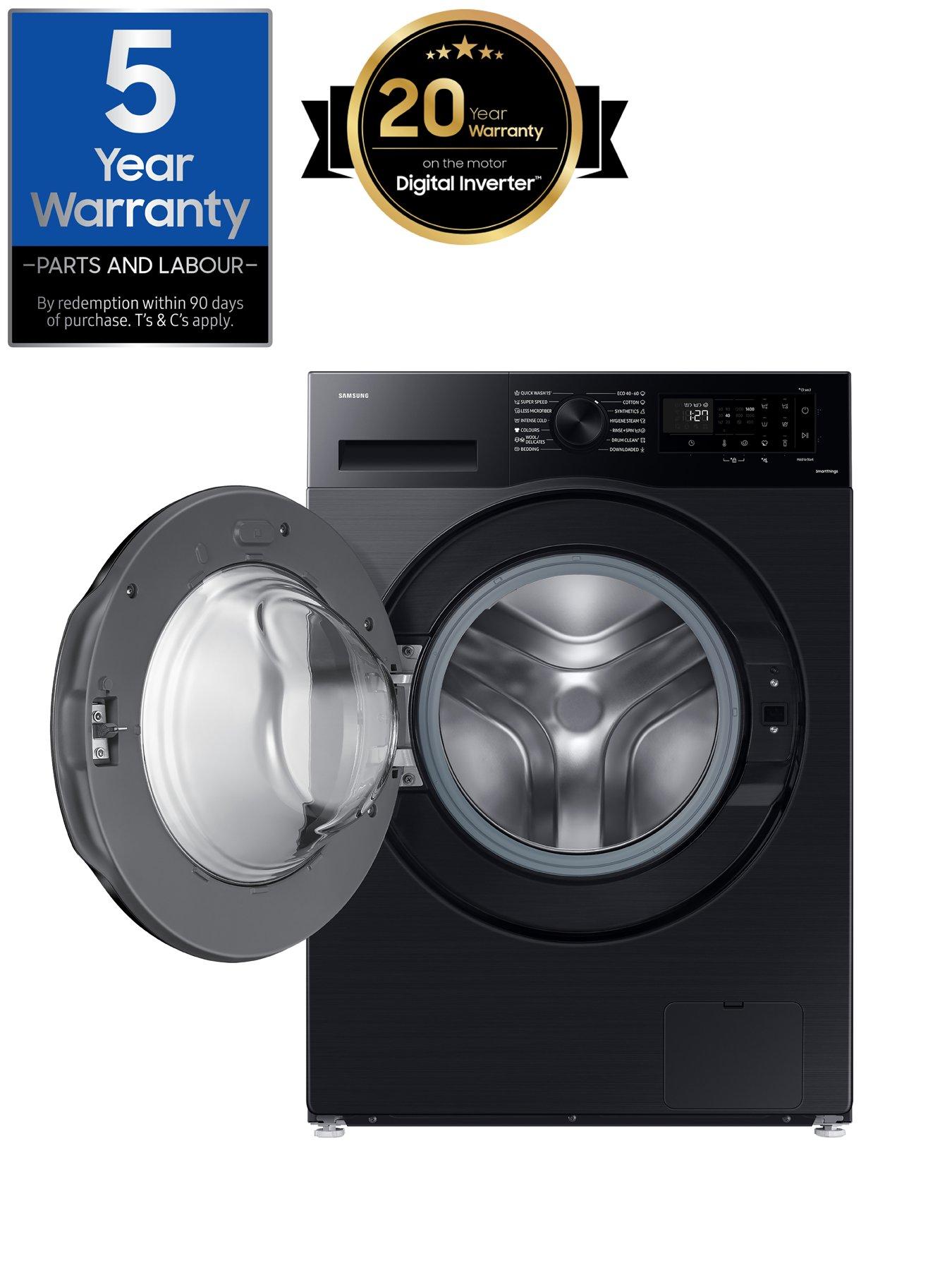 samsung-series-5-ai-energy-ww11dg5b25abeu-11kg-load-1400-spin-washing-machine-with-spacemax-blackstillFront