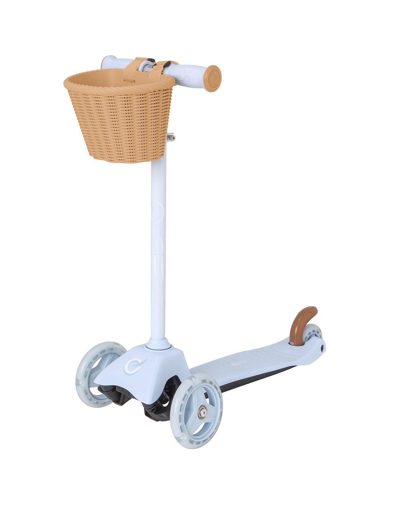EVO EVO Mini Cruiser with Basket - Sky Blue