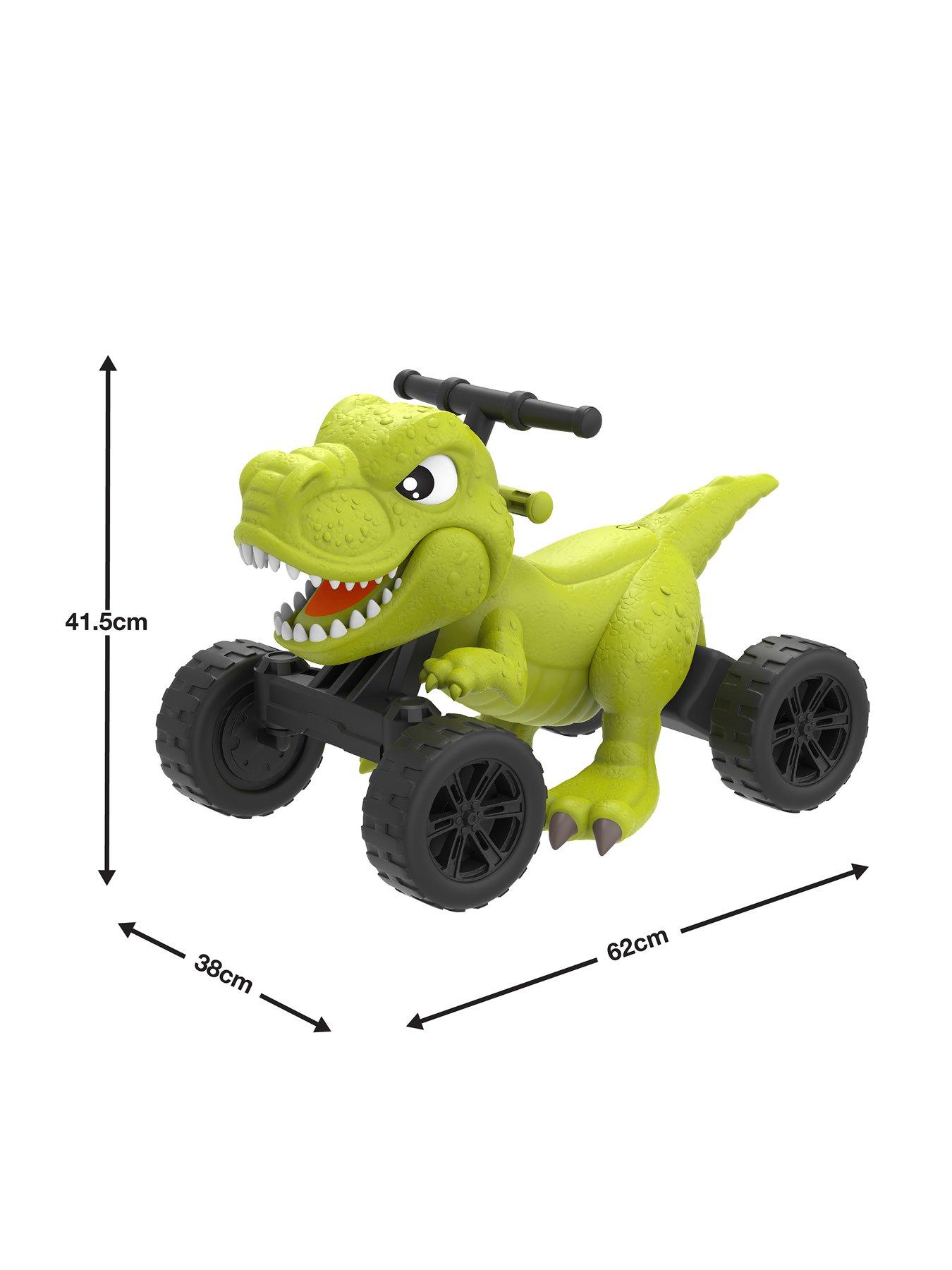 Image 2 of 7 of EVO Button-Driven Dino Quad Ride-On
