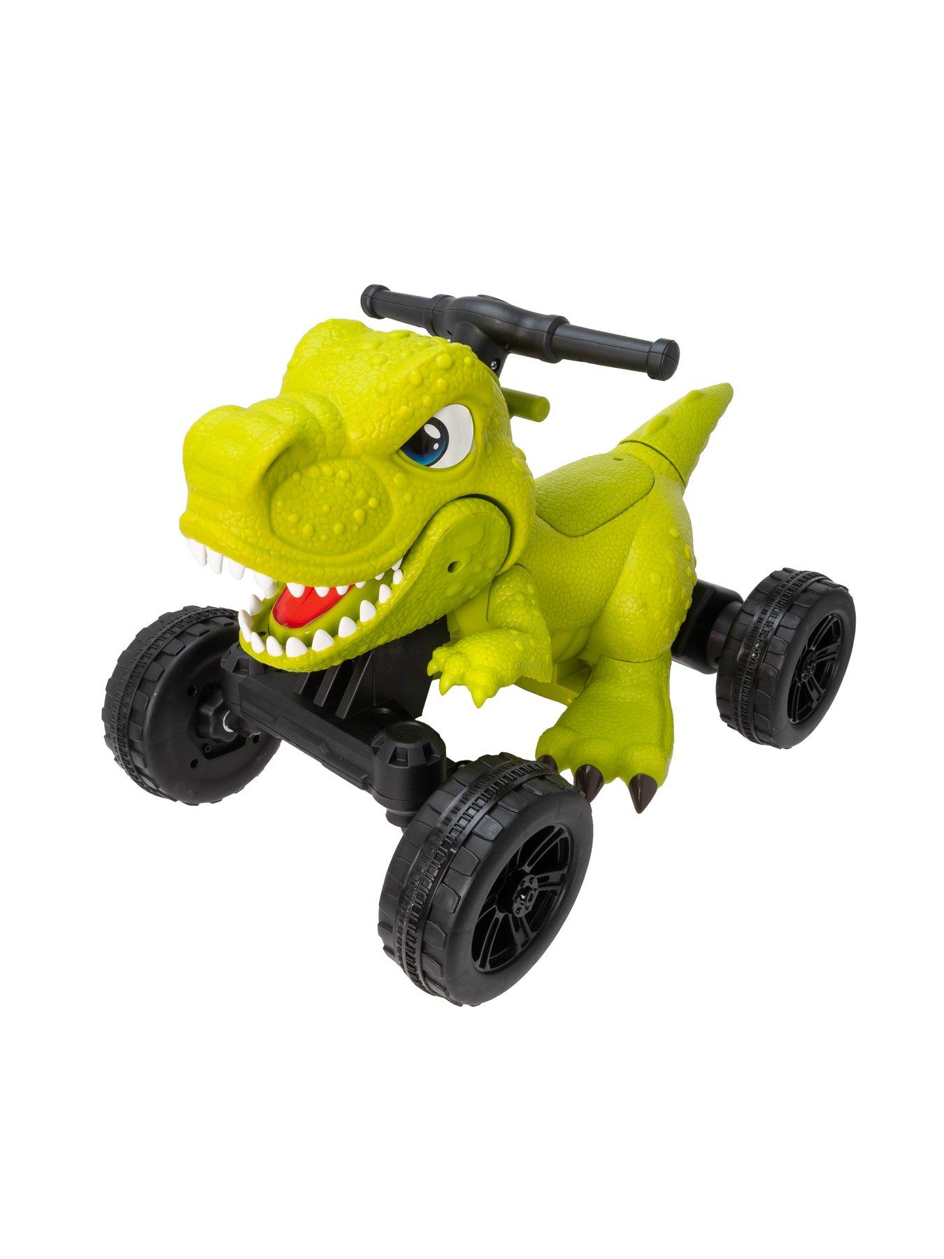 Image 4 of 7 of EVO Button-Driven Dino Quad Ride-On
