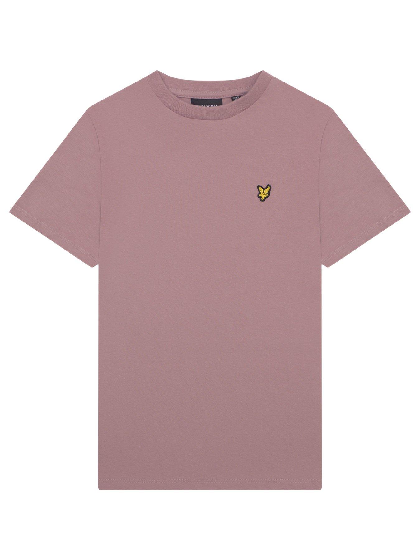 lyle-scott-lyle-amp-scott-boys-t-shirt-dark-pink