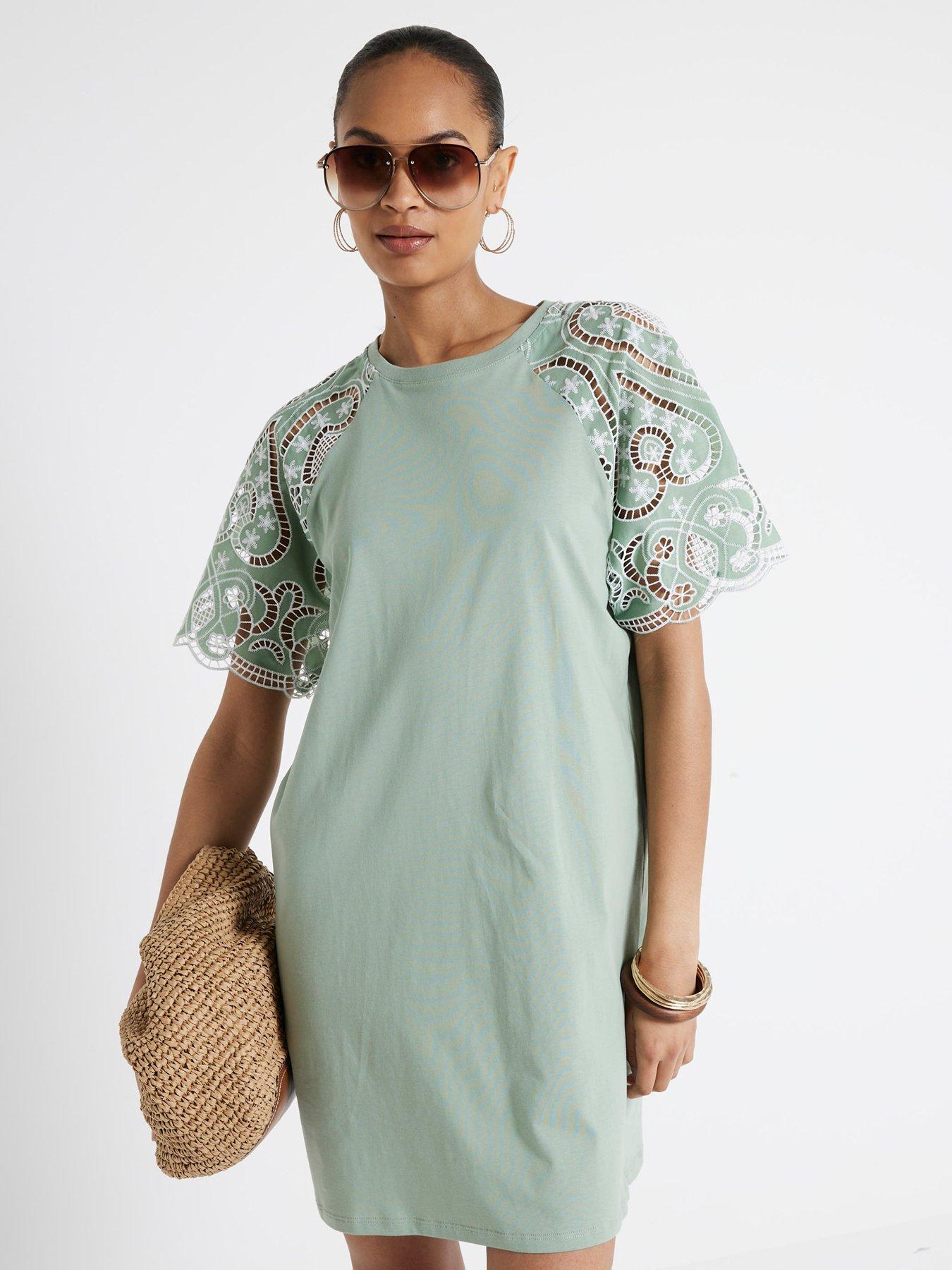 river-island-broderie-mini-t-shirt-dress-light-khakifront