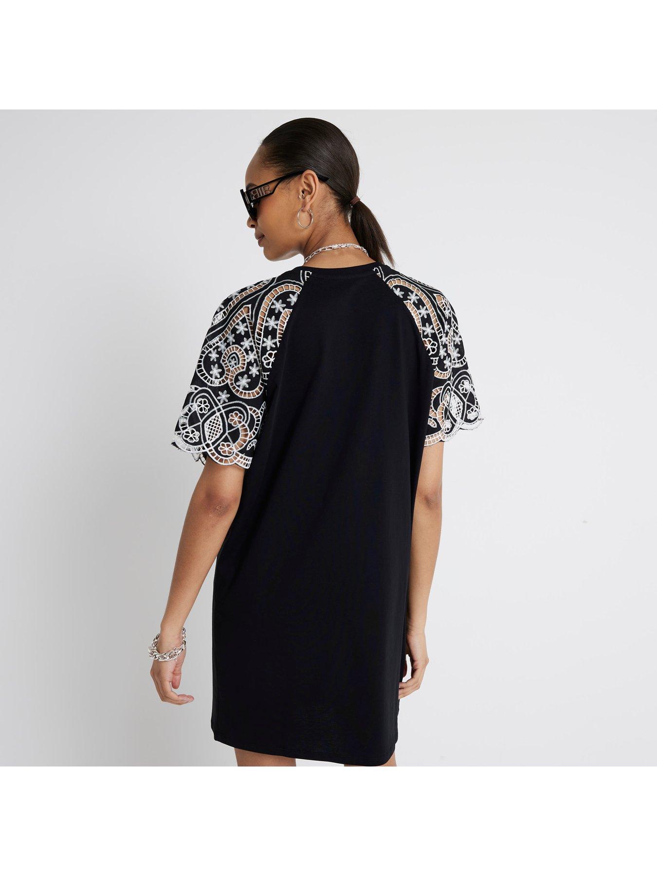 river-island-broderie-tea-dress-blackstillFront