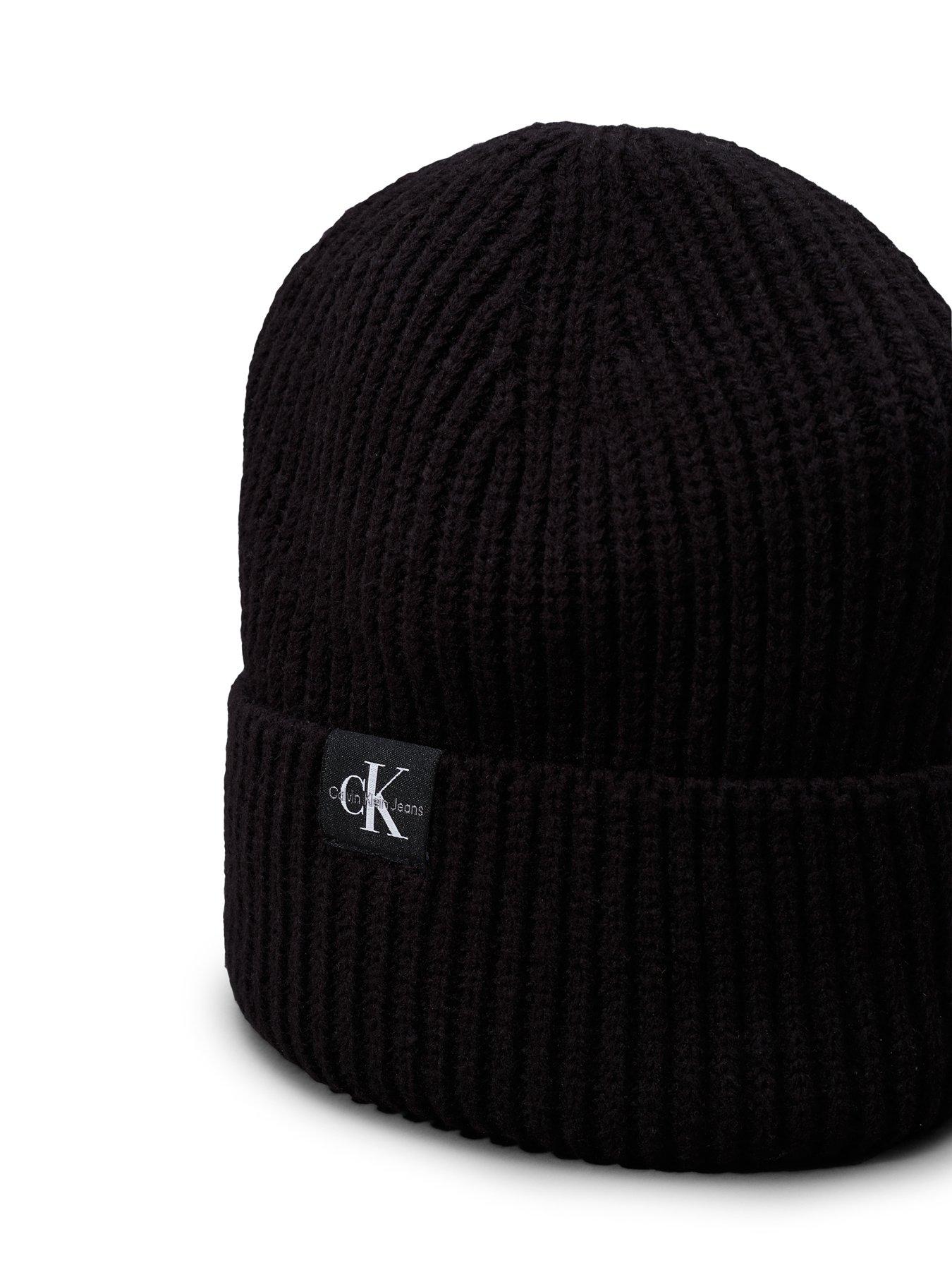 calvin-klein-jeans-kids-monogram-rib-beanie-blackdetail