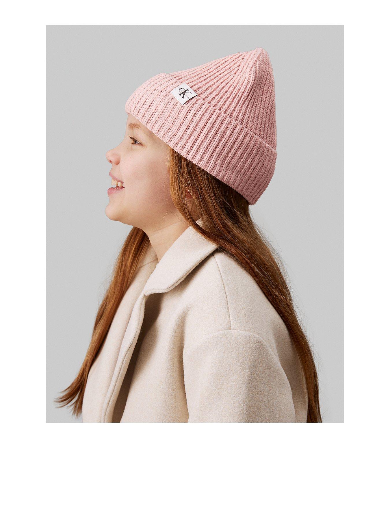 calvin-klein-jeans-kids-monogram-rib-beanie-light-pink