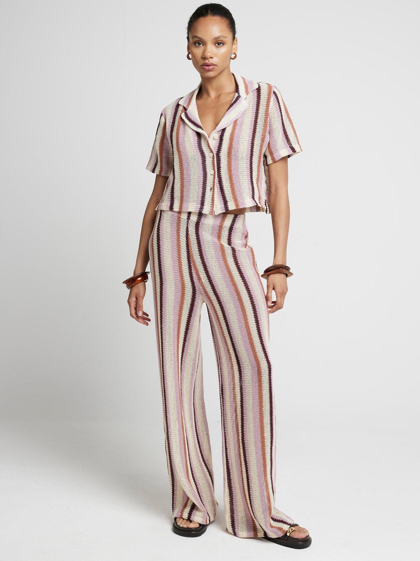 river-island-stripe-crochet-wide-leg-trouser-medium-pink