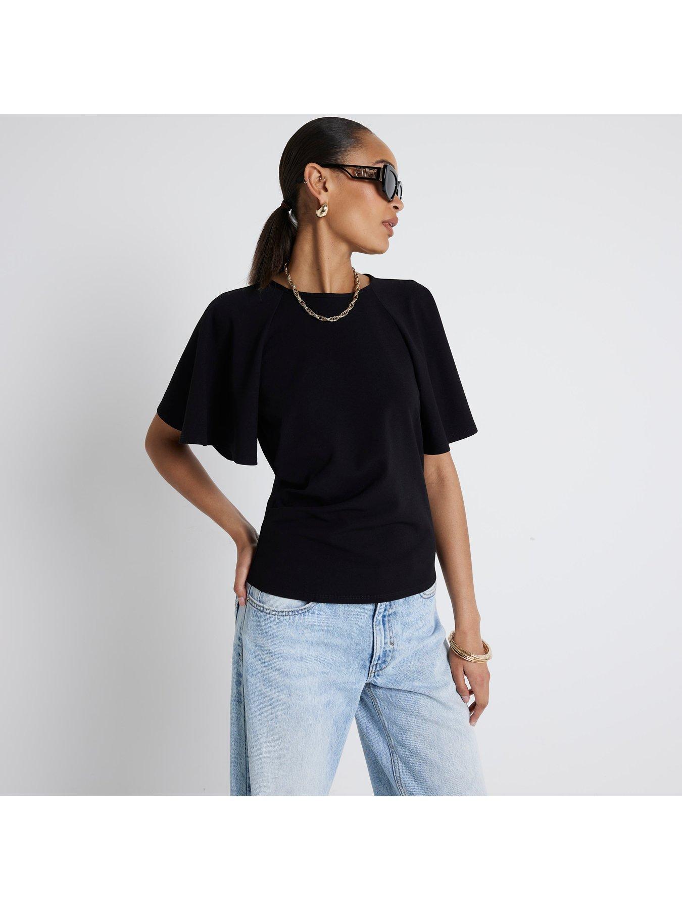 river-island-angel-sleeve-top-blackstillFront