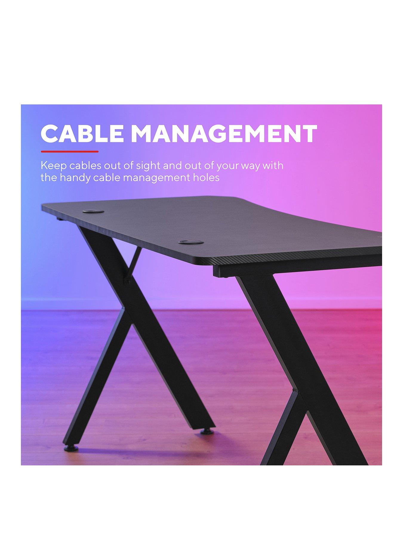 Image 2 of 8 of Trust GXT700 Omnius Gaming Desk