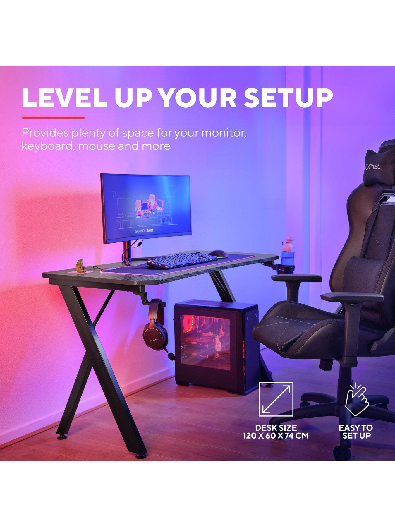 Image 4 of 8 of Trust GXT700 Omnius Gaming Desk