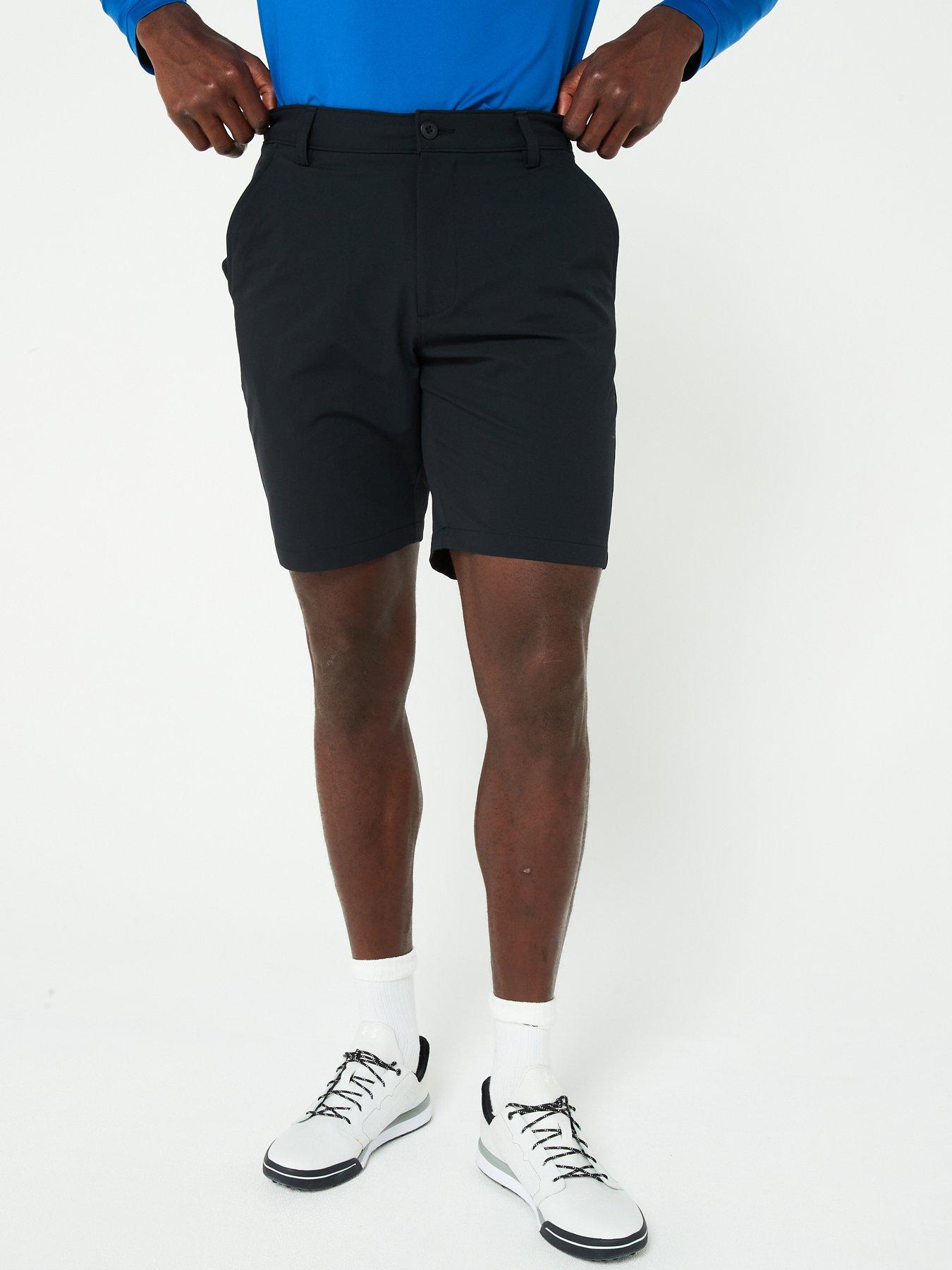 UNDER ARMOUR Mens Golf Tech Taper Shorts - Black