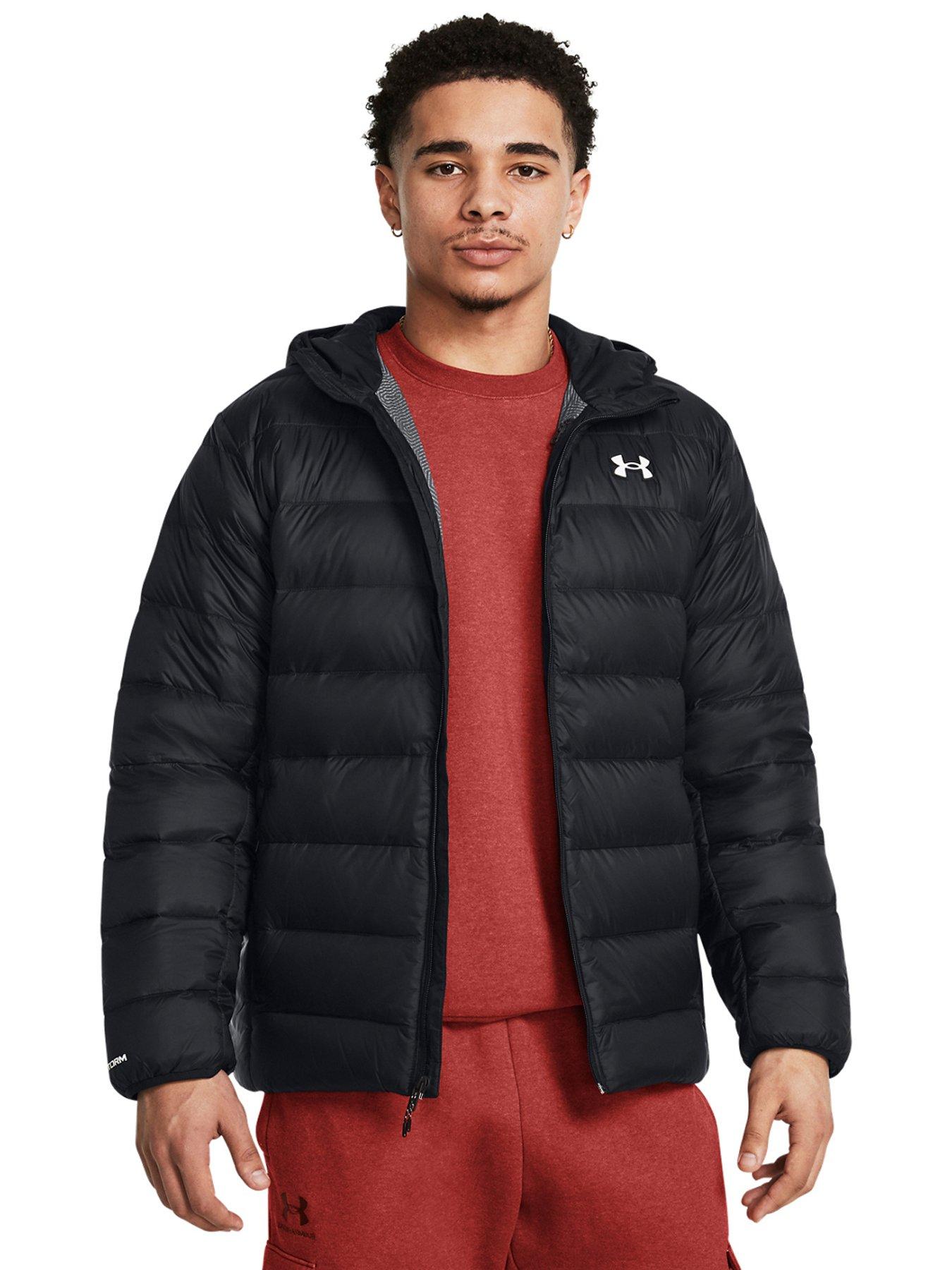 Under armour jacket red sale