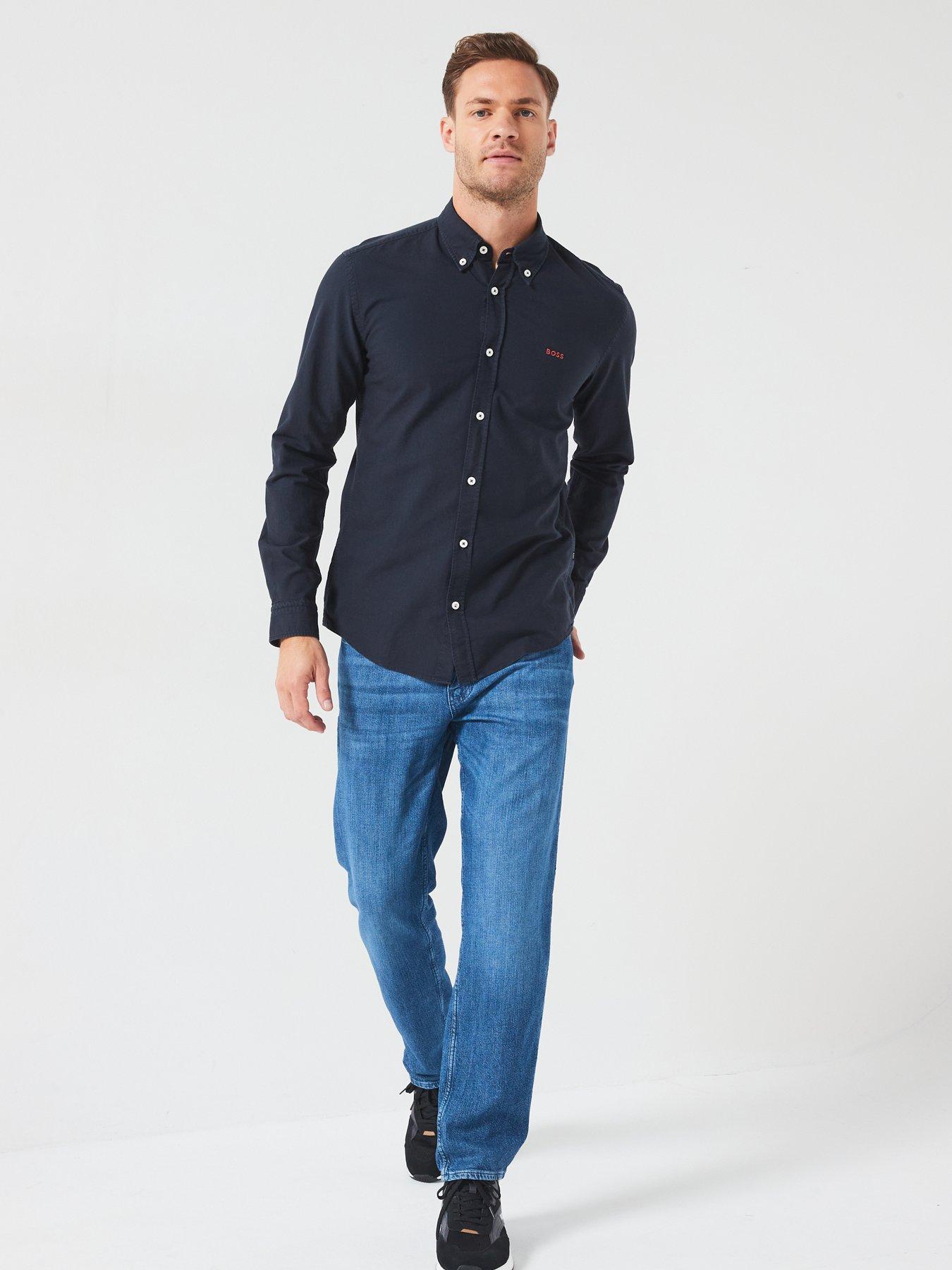 boss-boss-roan-slim-fit-button-down-oxford-shirt-navyback