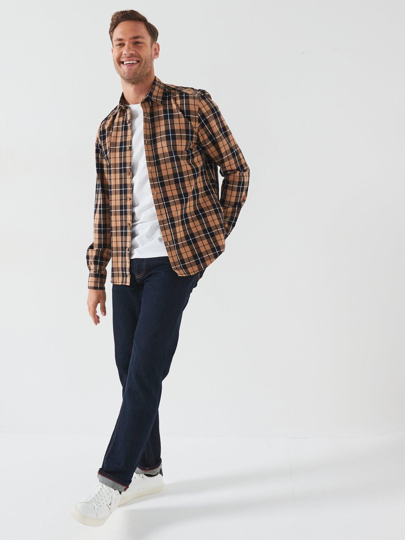 boss-boss-c-liam-regular-fit-washed-cotton-check-shirt-beigeback