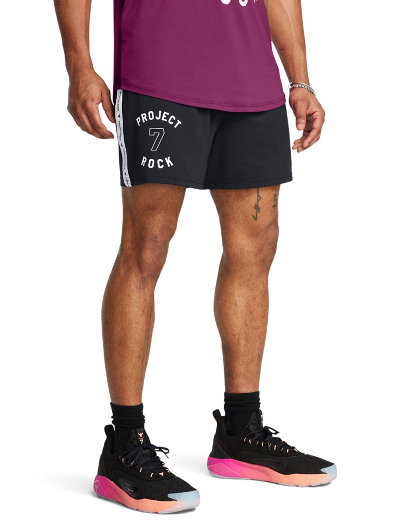 under-armour-mens-training-project-rock-mesh-shorts-black